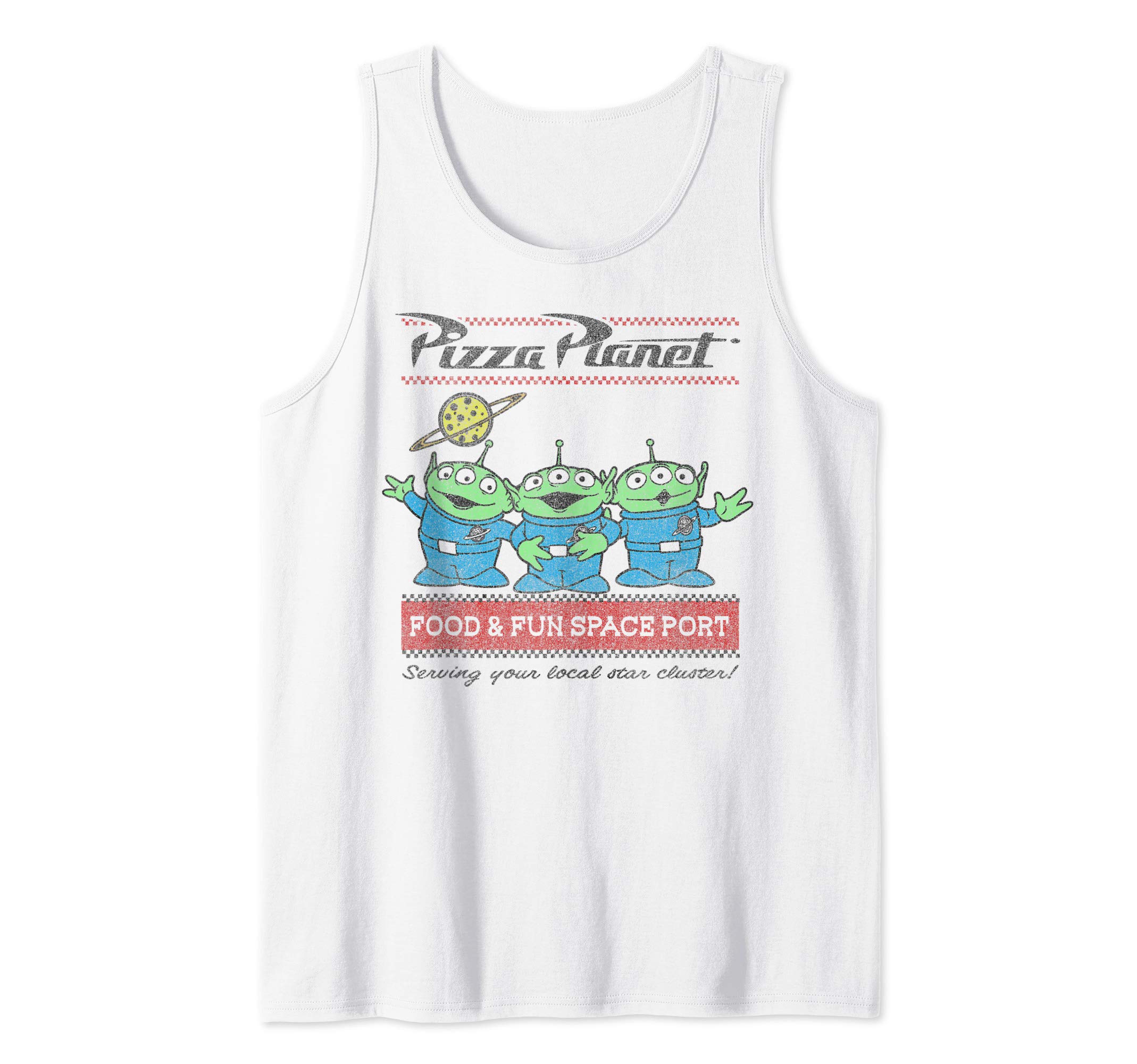 DisneyPixar Toy Story Pizza Planet Aliens Tank TopOEKO-TEX STANDARD 100
