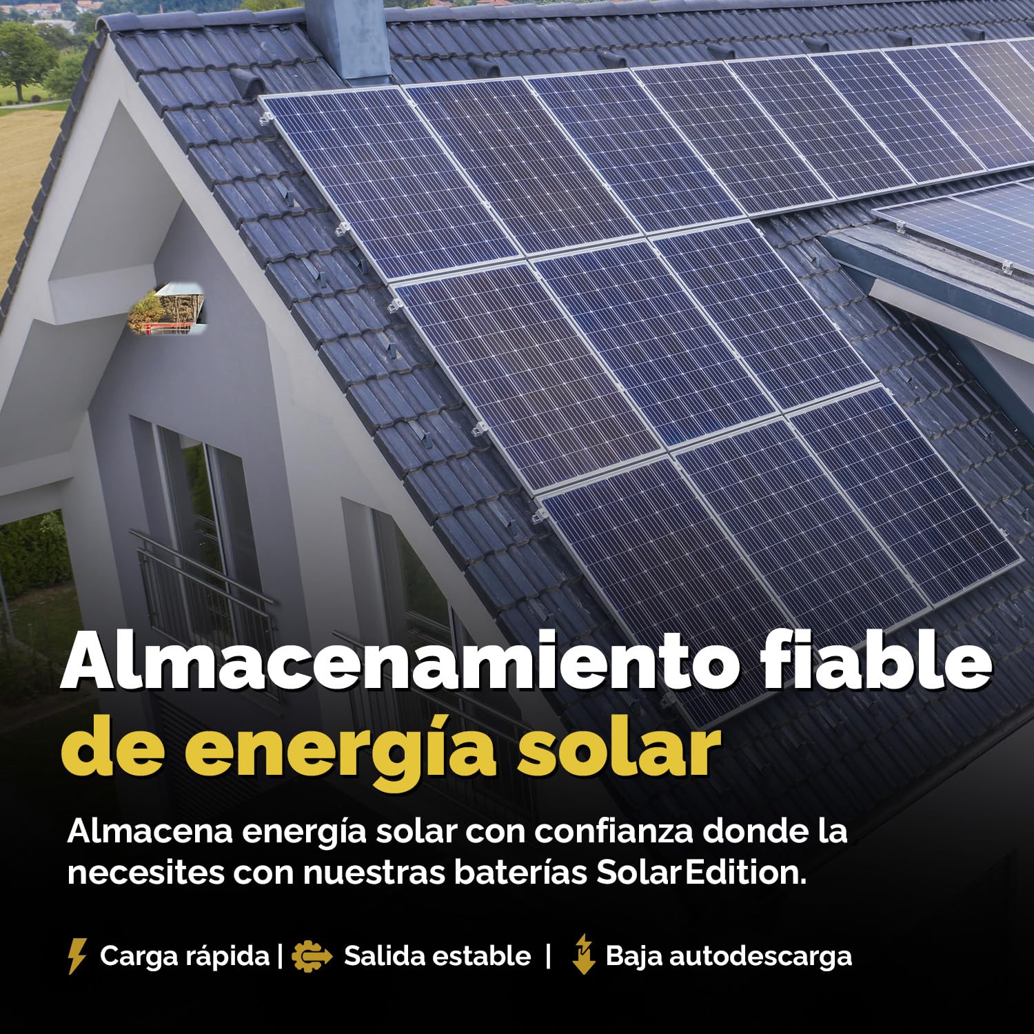 Batteria Solare AGM 12V 100AH Electronicx - Per Impianti Fotovoltaici E Campeggio