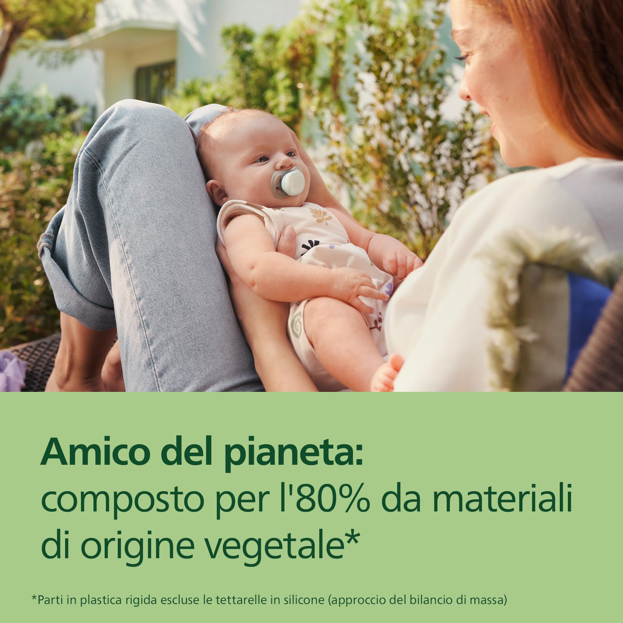 Philips Avent Ultra Start Ciuccio ortodontico neonati silicone senza BPA custodia sterilizzazione confezione da 2 SCF075/12