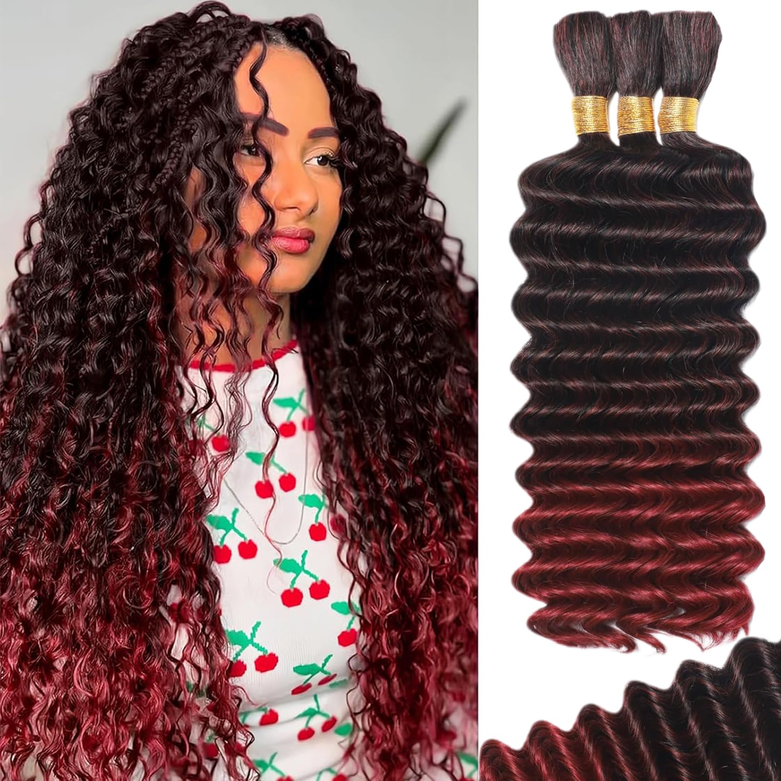 Boho Braids Hair Extensions - 20 Inch Curly Wave -13