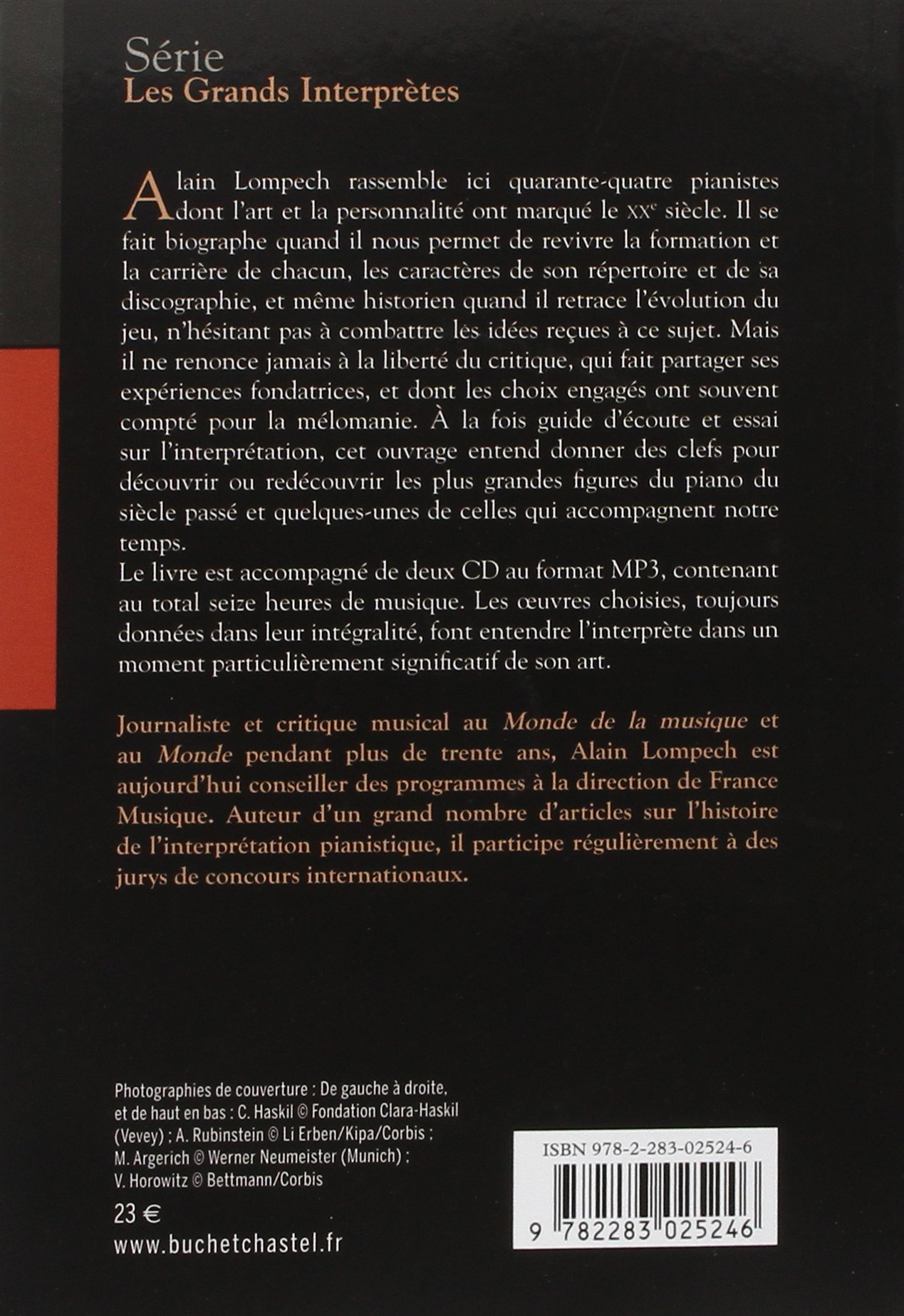 LES GRANDS PIANISTES DU XXEME SIECLE