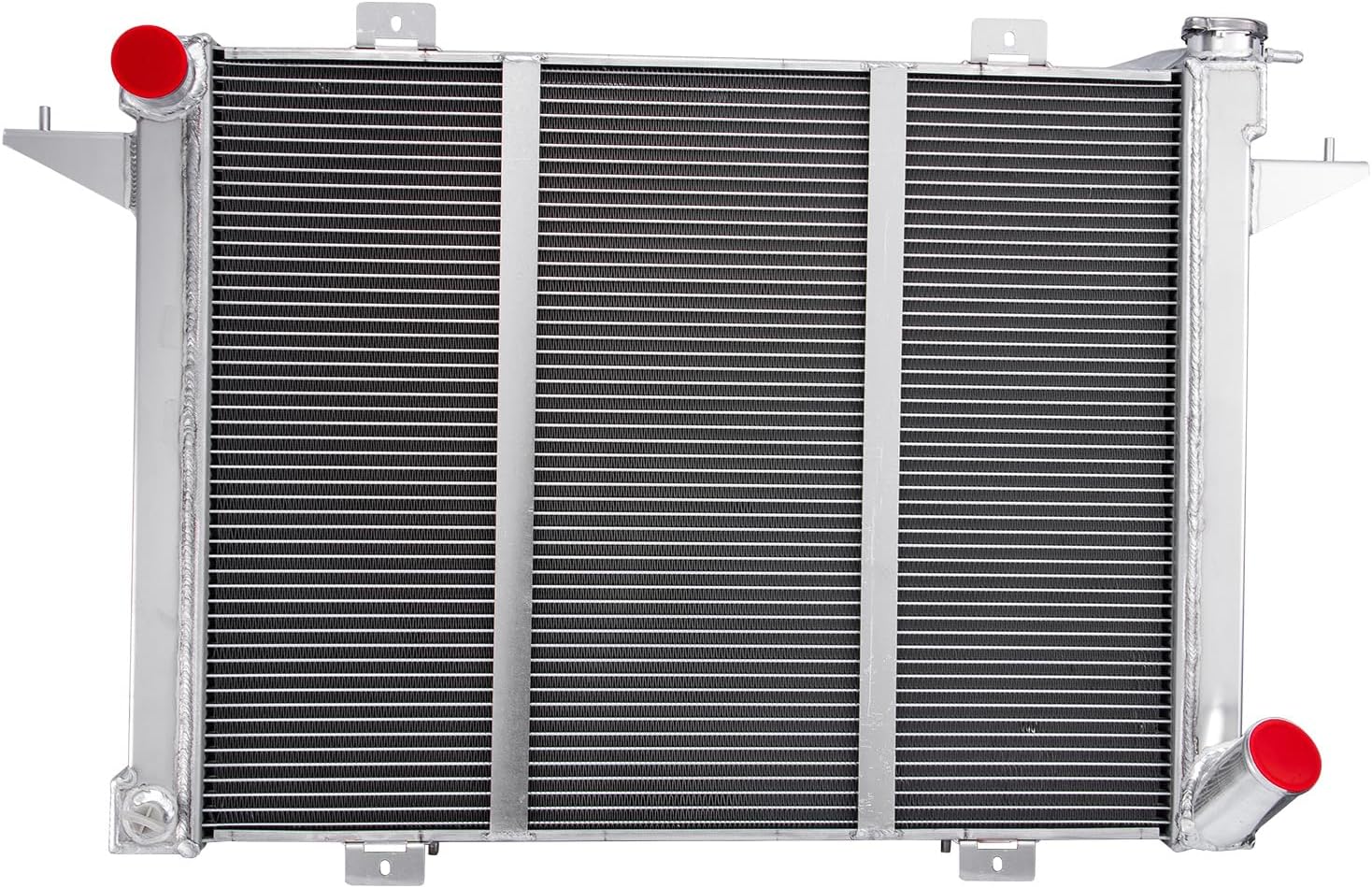 Radiator for 1989-1993 Dodge D150 D250 D350 W150 W250 W350 Base Ramcharger 5.9 Cummins L6 V8 Diesel, 3 Row Crossflow Aluminum Radiators 1990 1991 1992 89 90 91 92 93