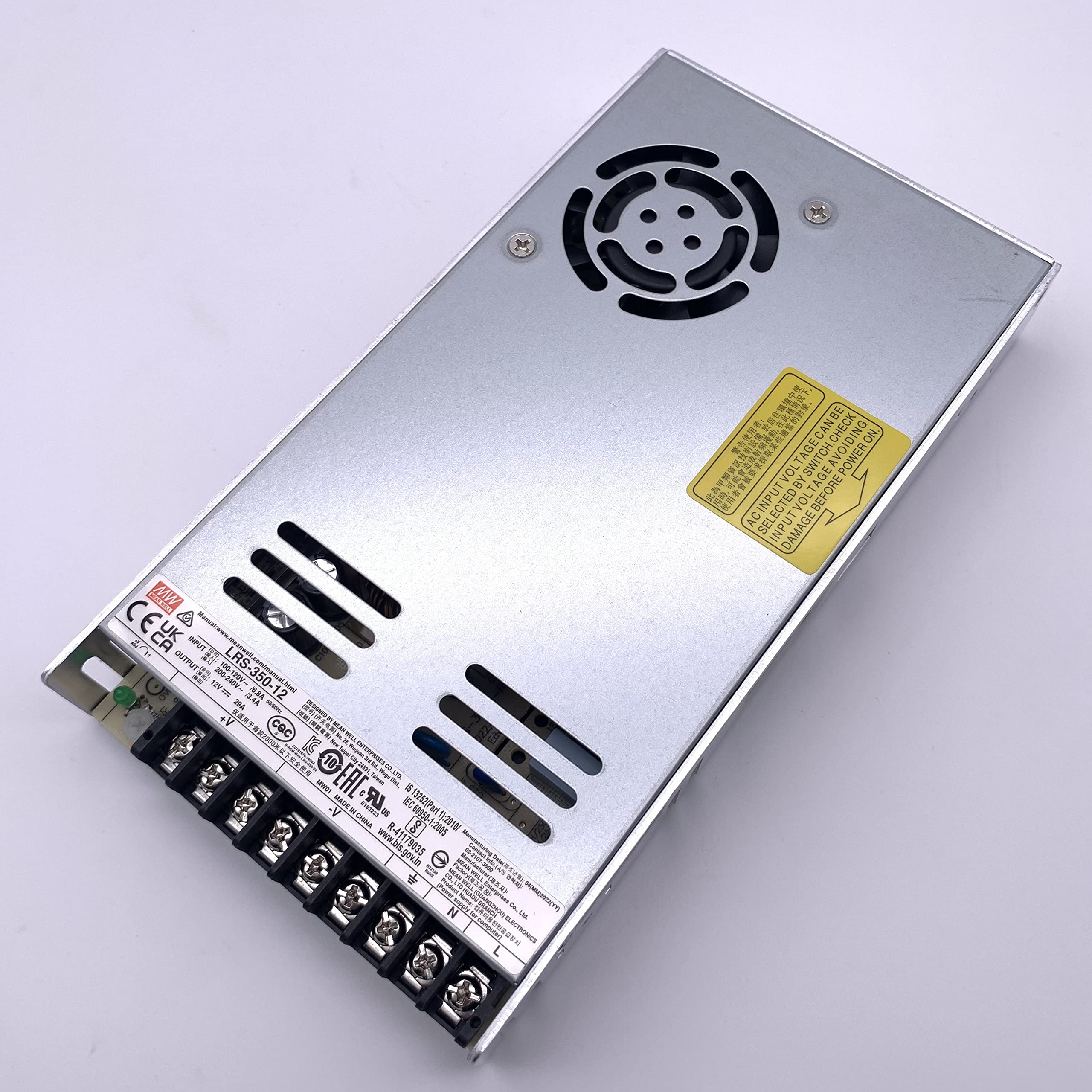 Amazon | EnhanBili ベストプライス Mean Well LRS-350-12 350W 12V