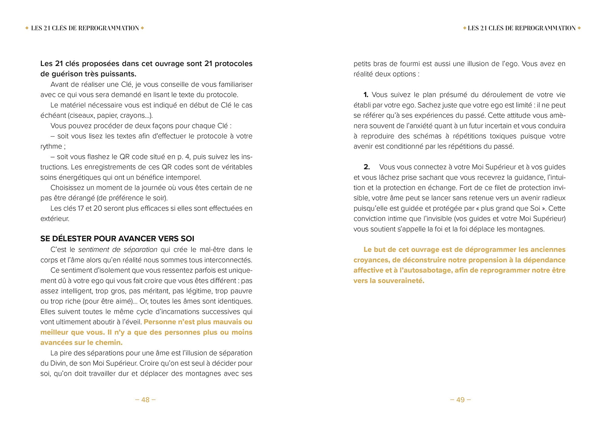 Les 21 clés de reprogrammation: Protocoles de transformation et soins physiques, émotionnels, spirituels, transgénérationnels