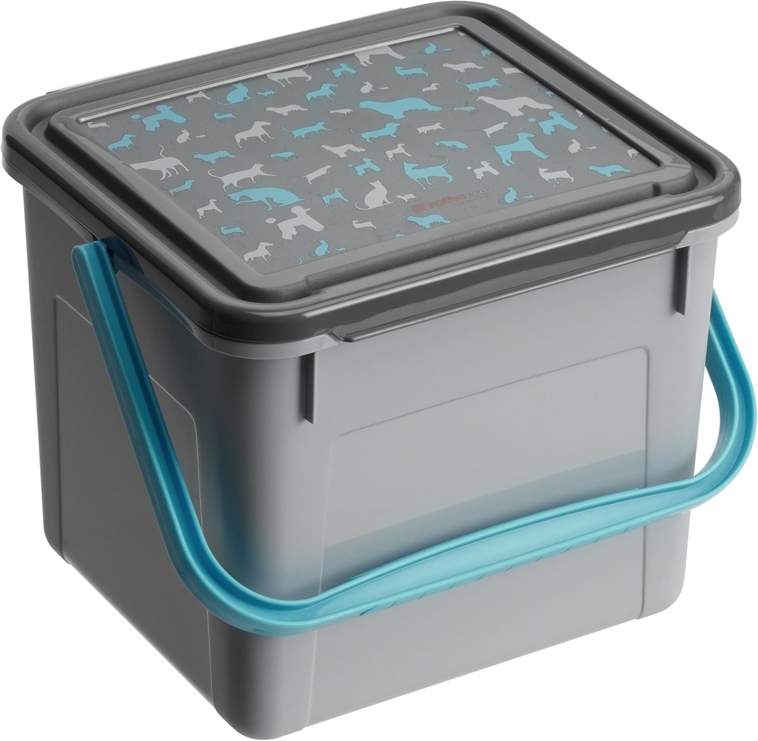 Rotho storage box for pet food, made from plastics (PP) container