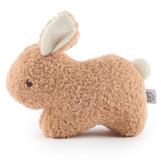 Bieco Kuscheltier Hase Fine de Bouclé con zanahoria que chilla