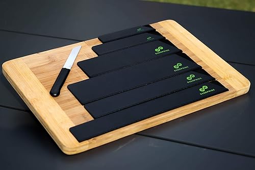 Miniatura 6 de EVERPRIDE Juego de funda para cuchillos de chef (juego de 6 piezas) protectores universales para cuchillos de chef y cuchillos de cocina, duradero,