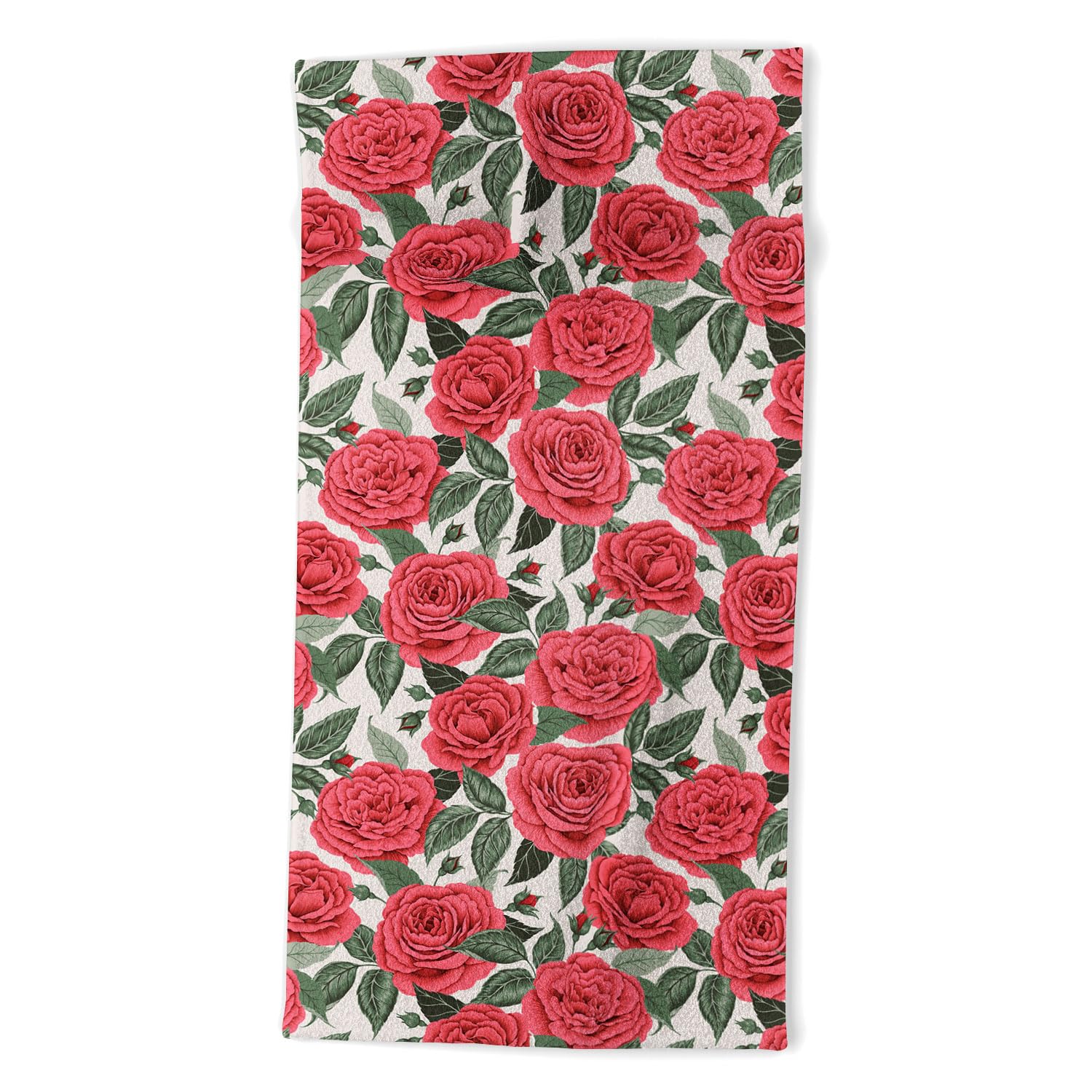 Deny Designs Beach Towel, 70" x 35", Avenie A Realm of Red Roses