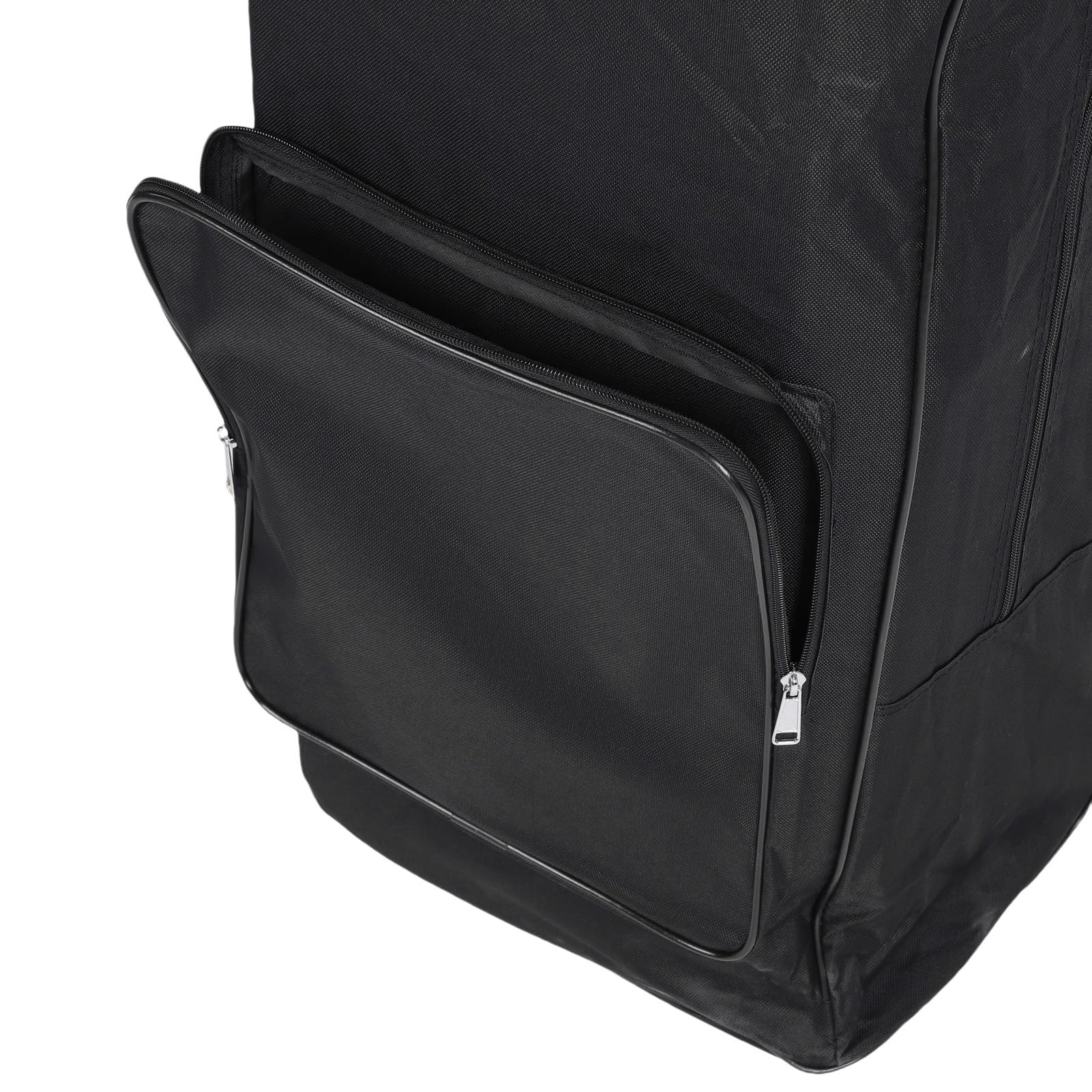 Bolsa de Viaje para Palos con Ruedas, Bolsa Plegable y Portátil de Nailon para Palos de Golf, Interior Espacioso