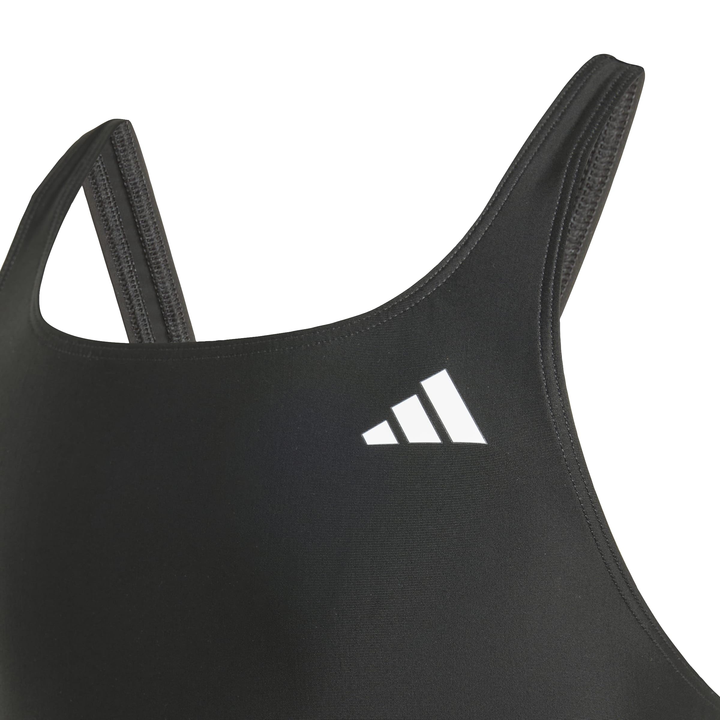 adidas Dziewczynki V-Back Swimsuit Kids Swimwear, Black, 11-12 Years