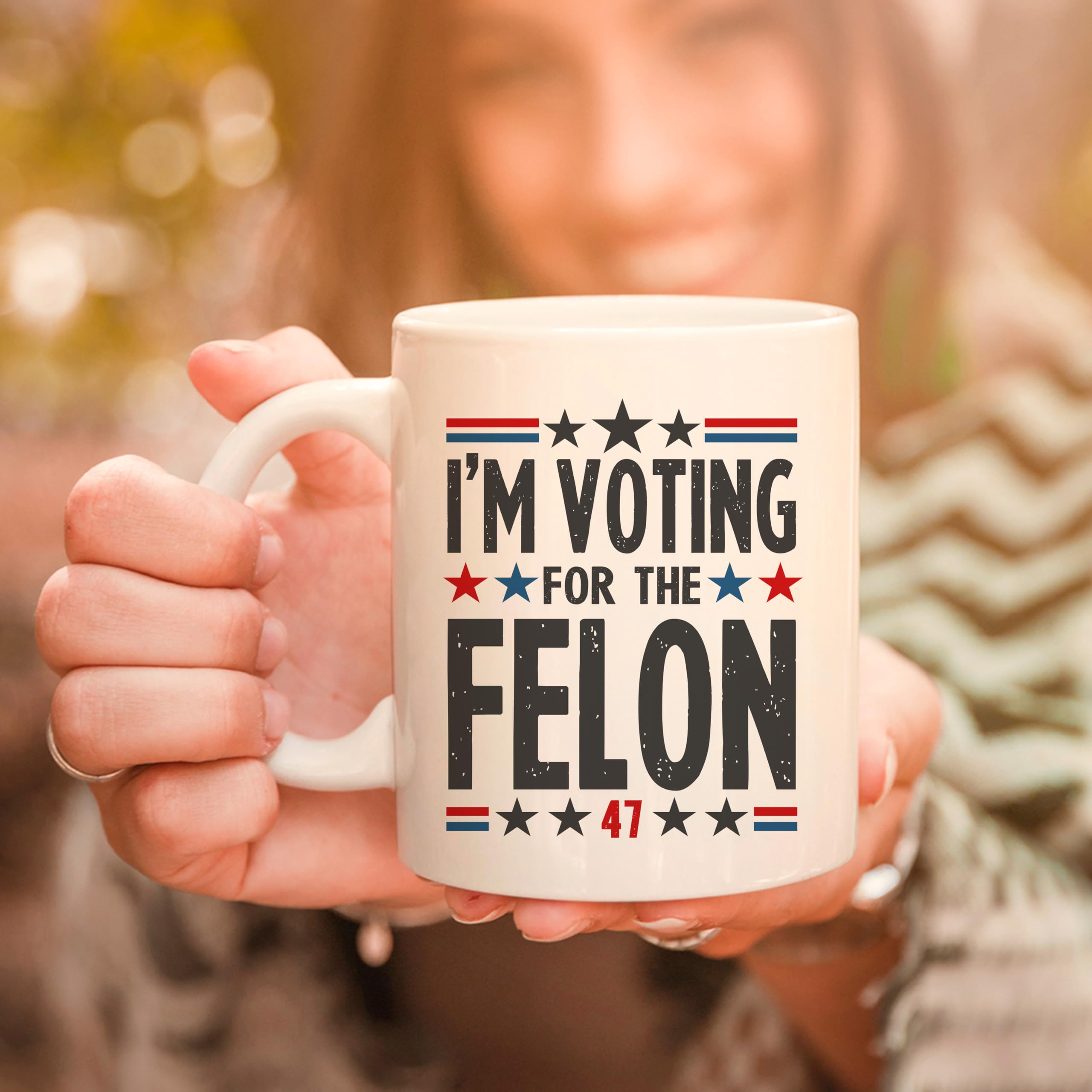 MyCozyCups I'm Voting for the Felon Mug Trump for President 2024
