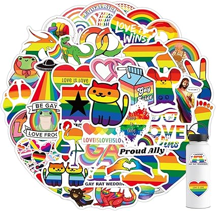 Amazon Co Jp 50枚 ステッカー セット シール 防水 虹 レインボー デカール おしゃれ かっこいい 人気 ノートパソコン パソコン スノボ スケートボード 荷物 スーツケース ギター 水筒 スマホケース スケボー カー 自転車 バイク ヘルメットなど用 車 バイク