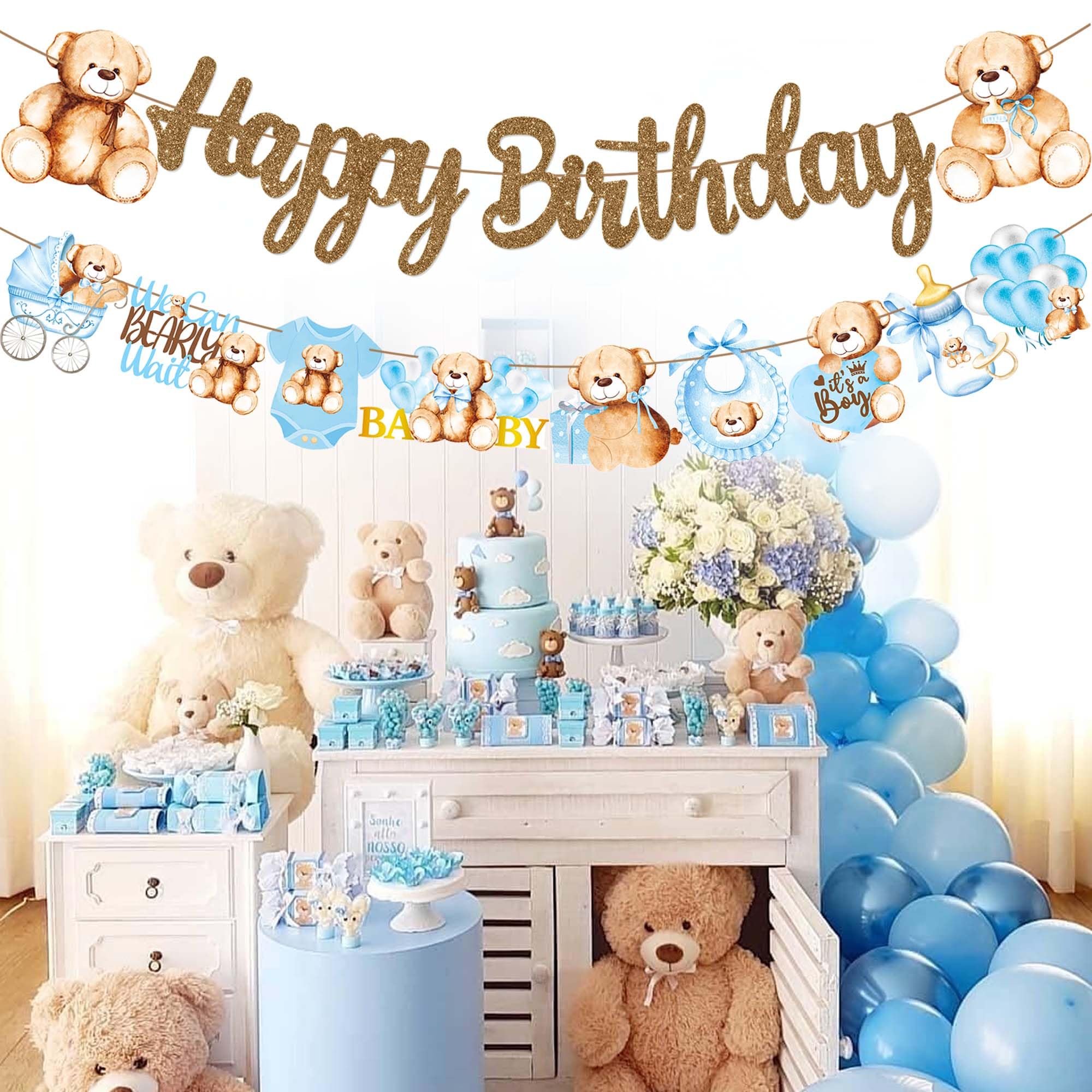 Teddy Bear Party Decorations Teddy Bear Theme Foil Balloon For Teddy