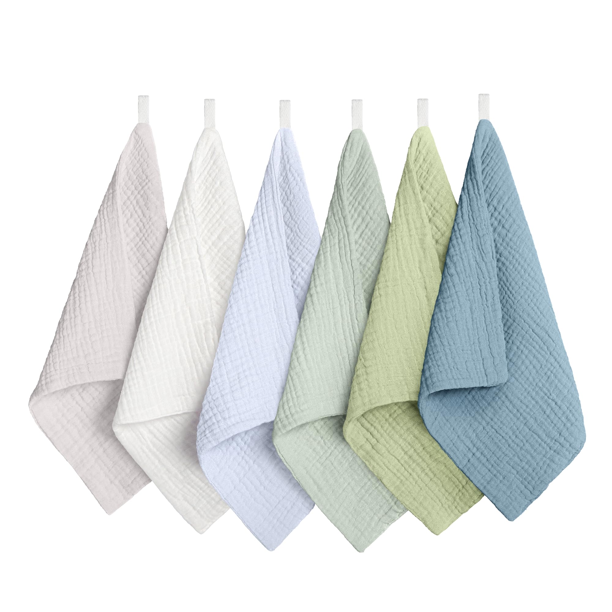 KINGSOOY Muslin Baby Wash Cloths