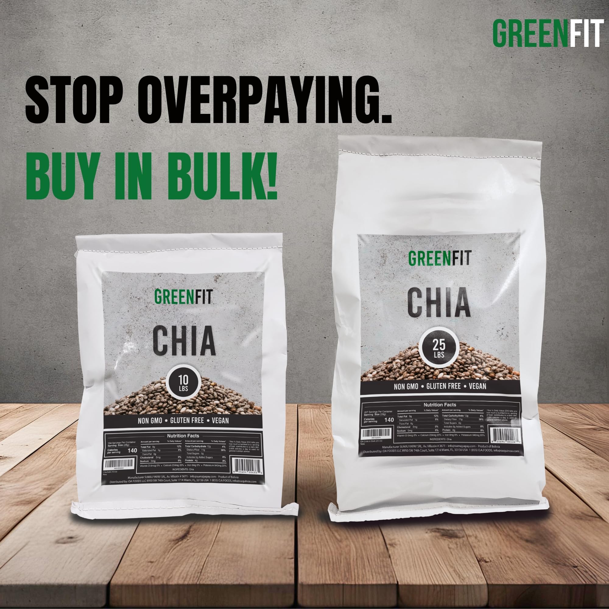 OA CHIA chia Masse (10 lb)