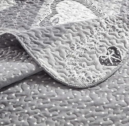 Miniatura 5 de Brilliant Sunshine Juego de edredón de 3 piezas con 2 fundas de almohada, colcha reversible, colcha suave y ligera, para todas las estaciones, King,