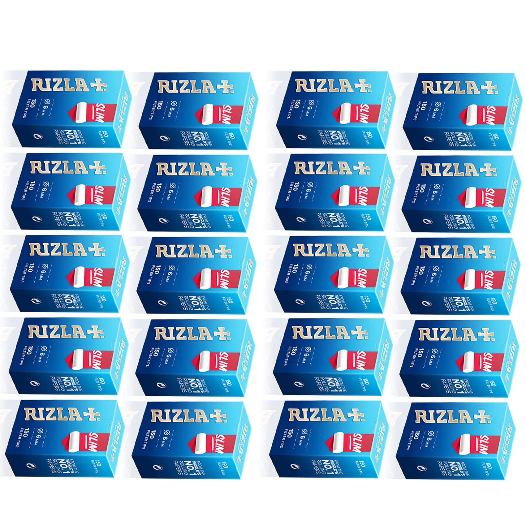 Filtres à cigarettes fins 6 mm Rizla pour réduire les impuretés au quotidien