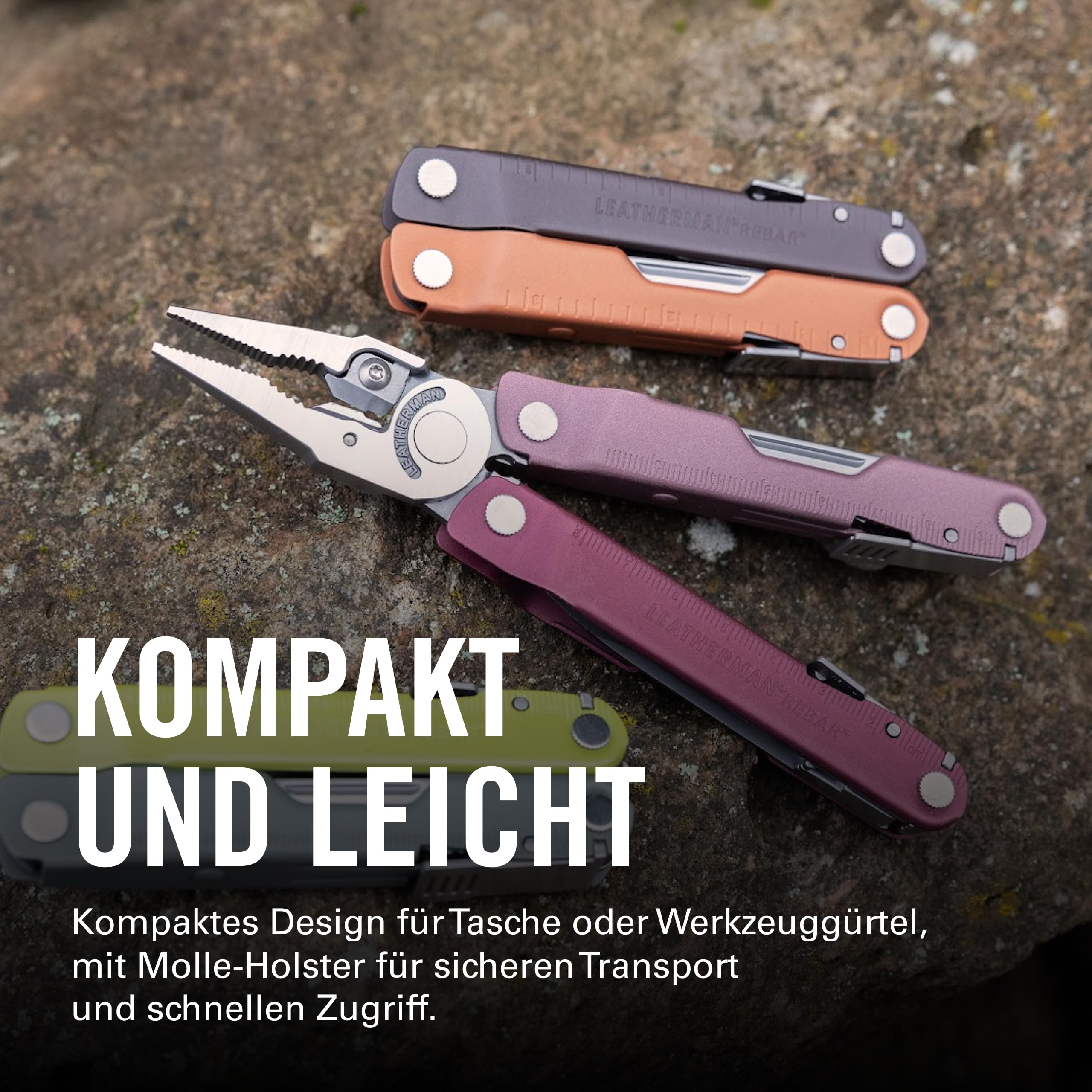 Leatherman Rebar Mehrzweckzange Burnt Sienna