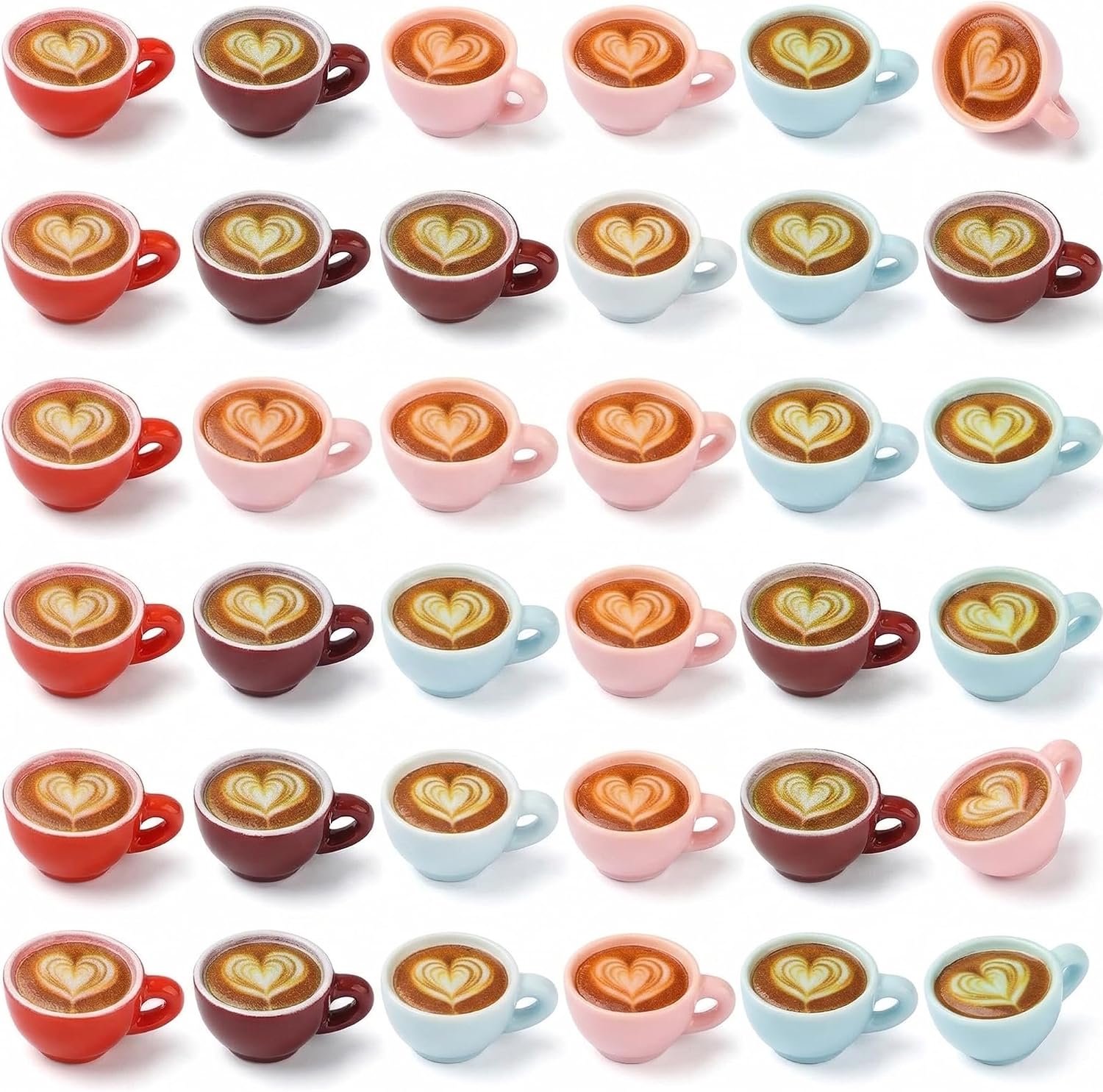 Stiesy Assorted Shapes Resin Pendants for DIY Jewelry Making