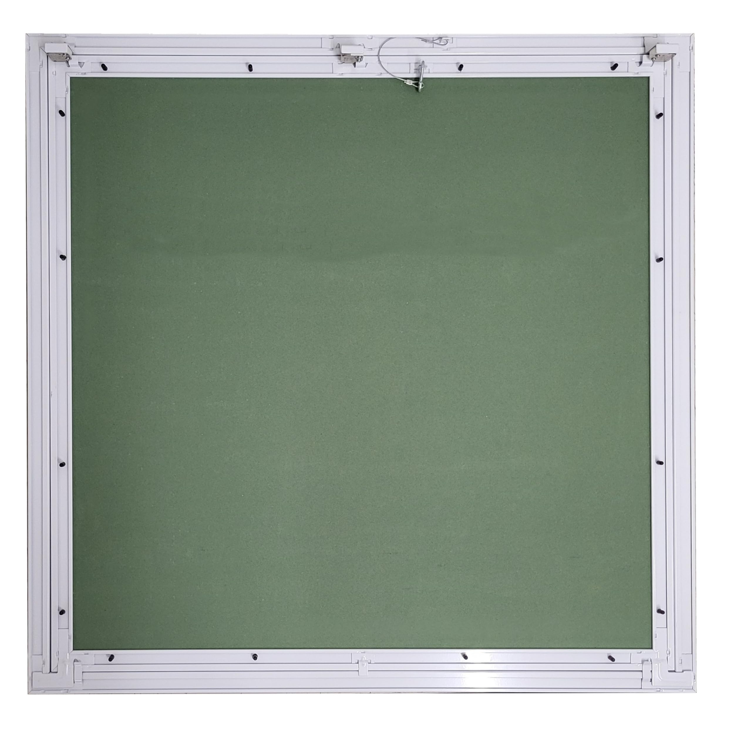Revisionsklappe The White Edition 800 x 800 mm mit 12,5 mm GK-Einlage für die Montage an einer Gipskartondecke oder -wand