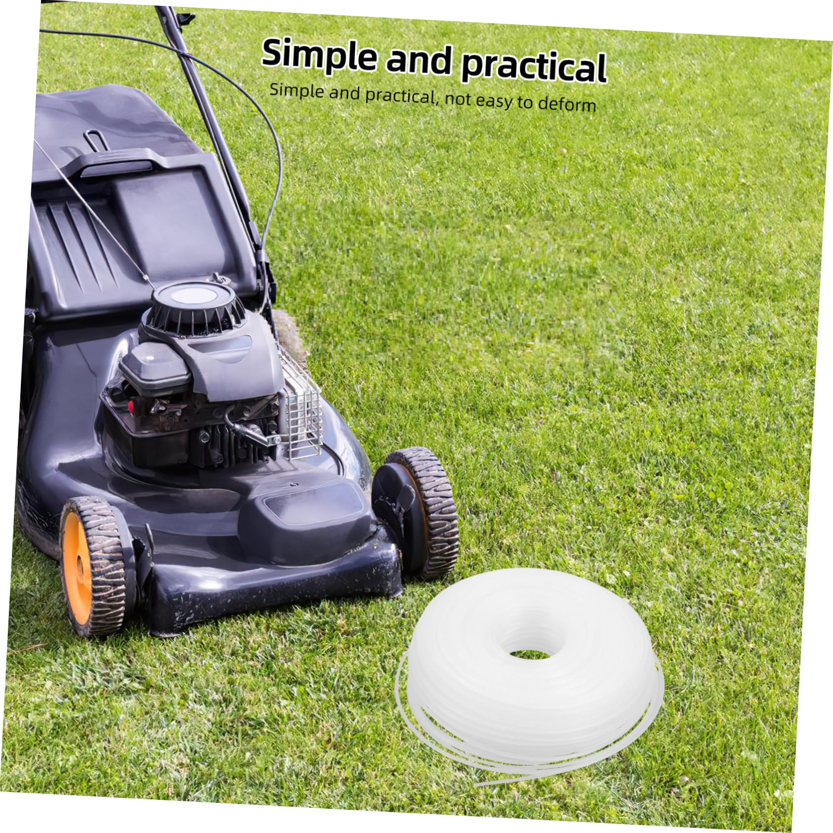 TOYANDONA De Trimmer De Nylon Línea De Desbroce Resistente y De Instalar para Jardinería y De Césped