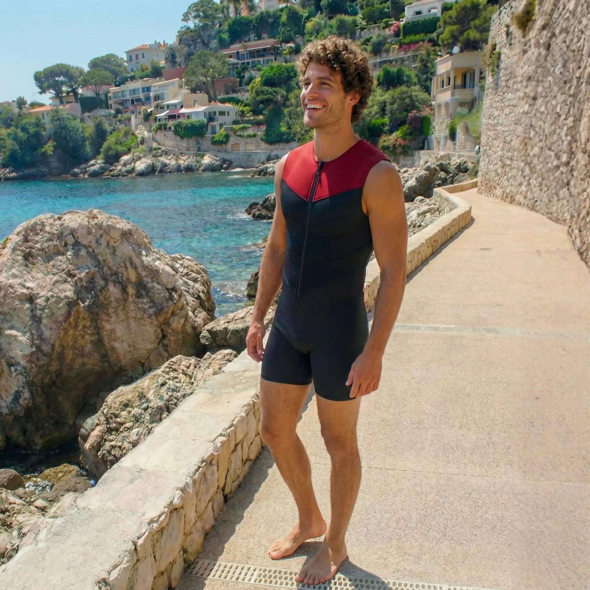 Tuta da nuoto galleggiante da uomo - Safety Concept by Plouf