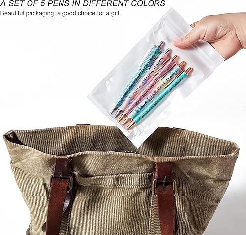 Miniatura 4 de MYHJL Juego de bolígrafos divertidos para enfermeras juego de bolígrafos divertidos con purpurina de primera calidad juego de bolígrafos novedosos