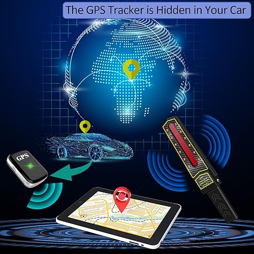 Miniatura 4 de KAXYUYA Detector anti espía, detector de rastreador GPS, detector de cámara oculta, detector de errores, detector de RF detector de dispositivo de