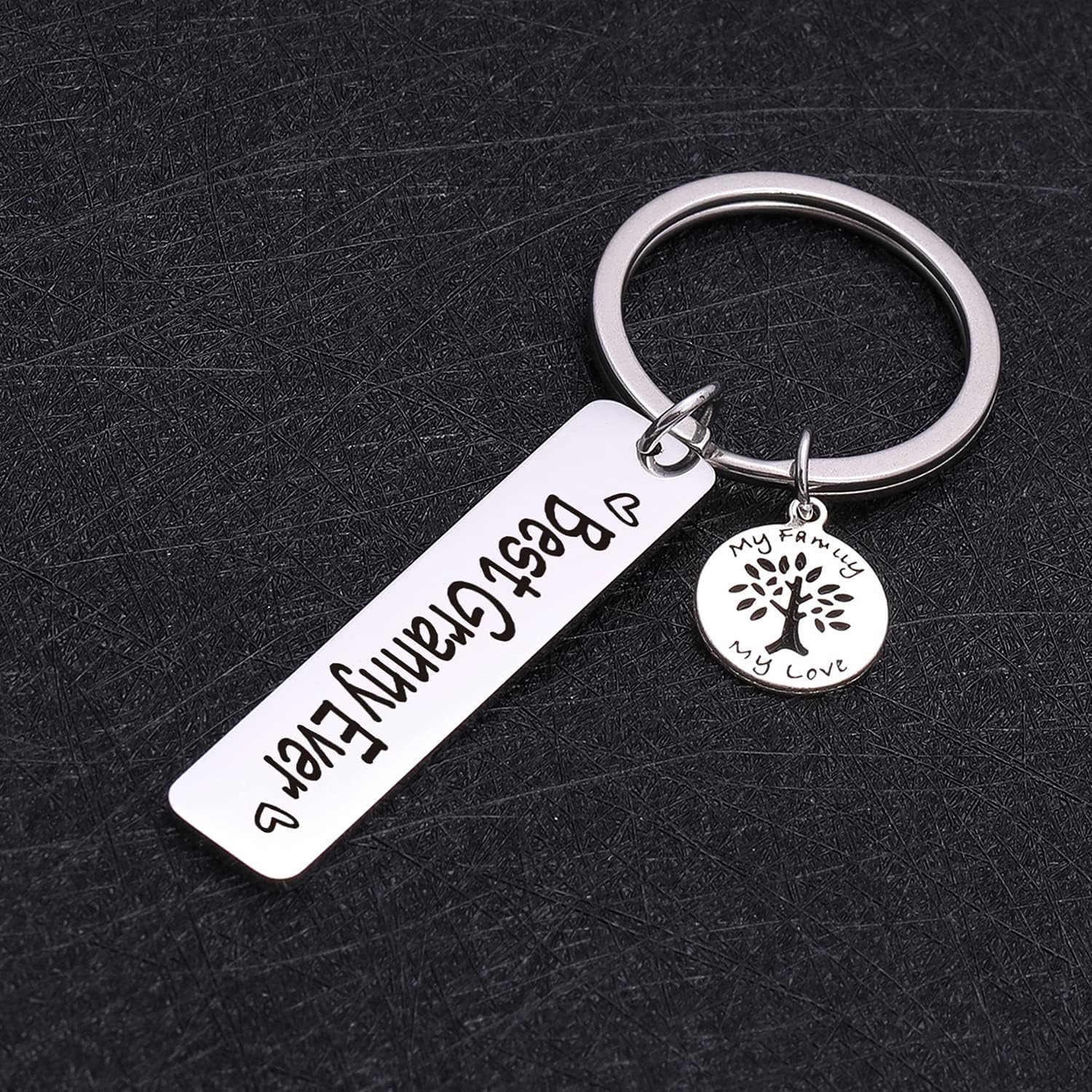 RSZOTW Grandmother Keychain Grammy Gift Best Granny Ever Jewelry Mothers Day Keychain - Image 5