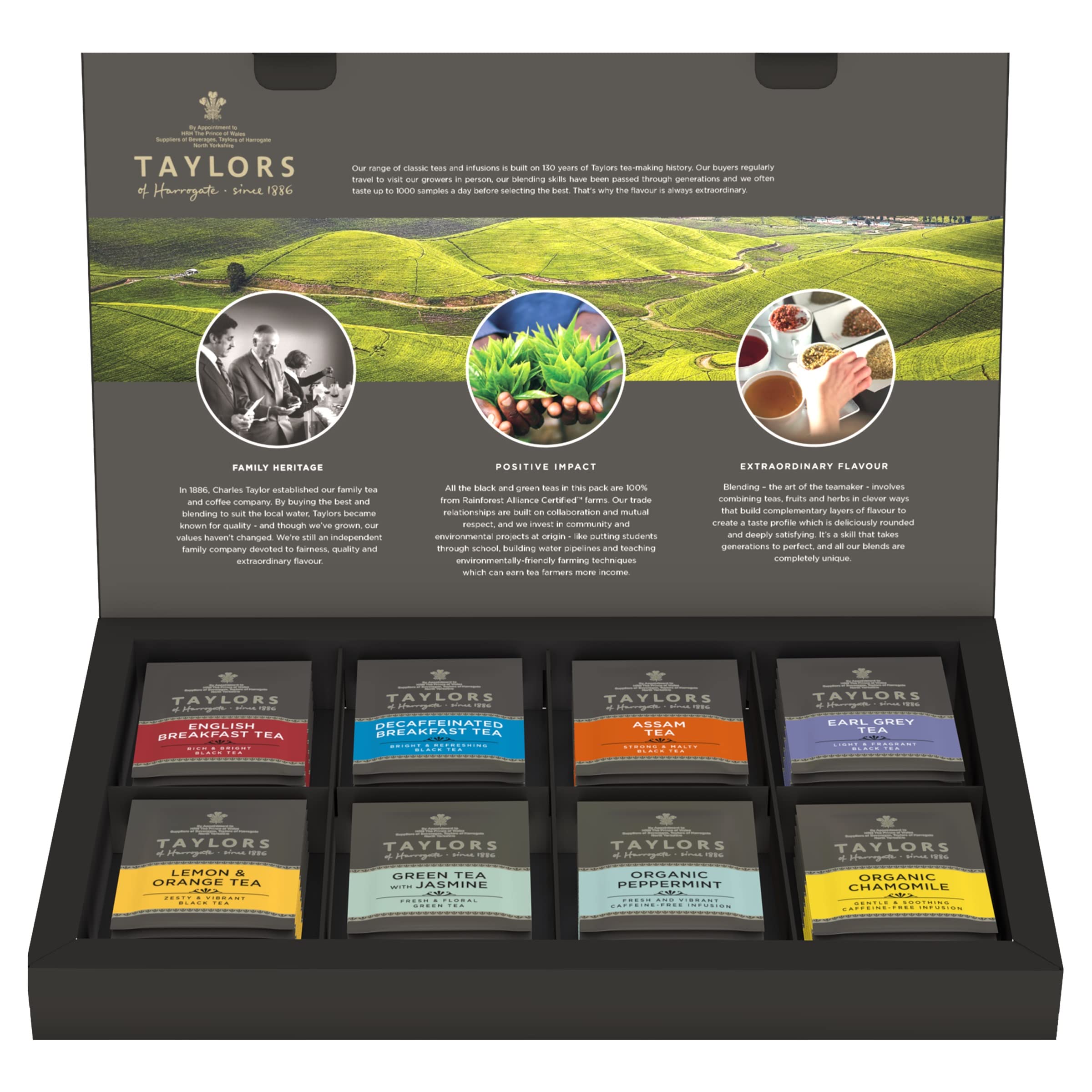 Taylors of Harrogate Assorted Speciality Teas Selection Gift Box 108 g