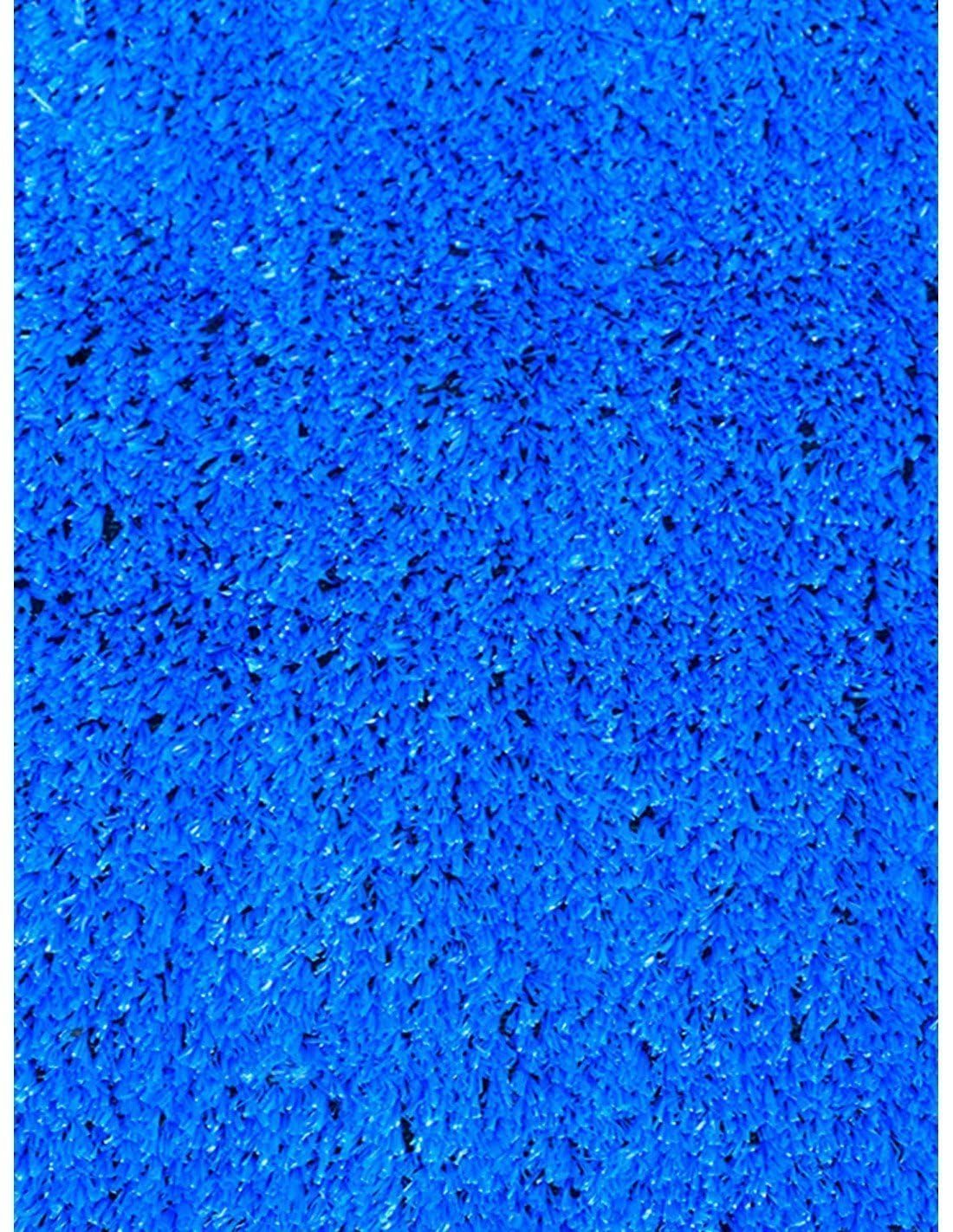 Jardin202 - Césped Artificial ColorGrass 10mm Azul - Rollos | Resistente a la Intemperie - fácil instalación | Rollo: 2x5 Metros -