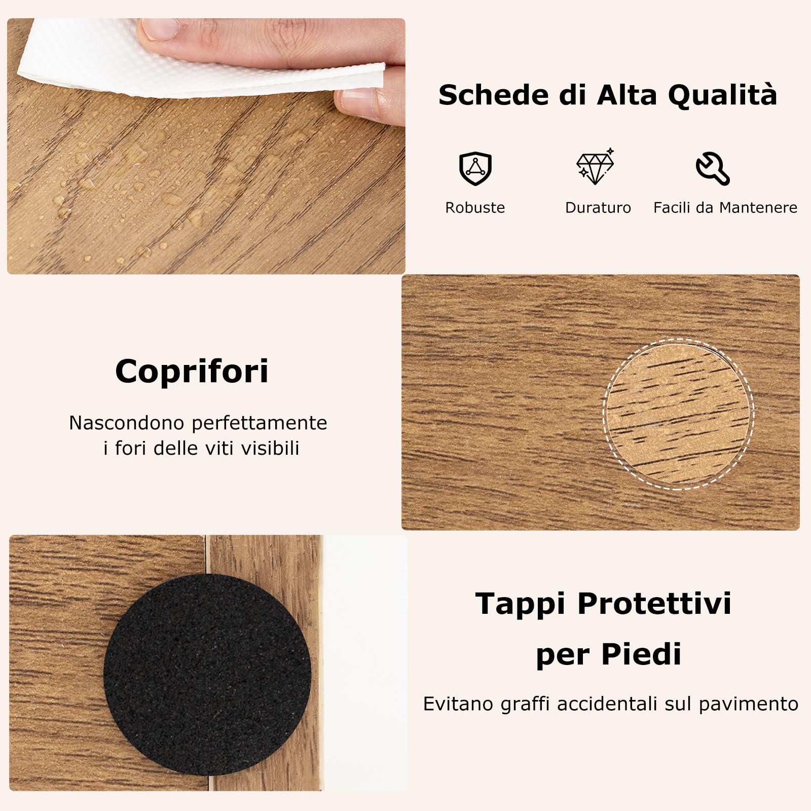 COSTWAY Scaffale in Legno per Libri, Libreria a 12 Ripiani con Kit Anti-Ribaltamento, Unità di Stoccaggio a Forma di Albero, Ideale per Casa Ufficio, 65 x 20 x 162 cm (Naturale)