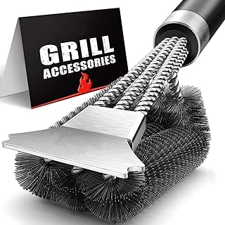 ALMEKAQUZ Grill Brush and Scraper BBQ Brush for Outdoor Grill
