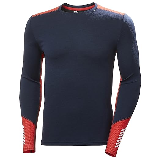 Helly Hansen Hombre Camiseta Térmica Lifa Merino Midweight Crew