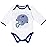 Gerber NFL Buffalo Bills 3 Pack Bodysuit Footed Pant and Cap Registry Gift Set, blue/white Buffalo Bills, 6-9M