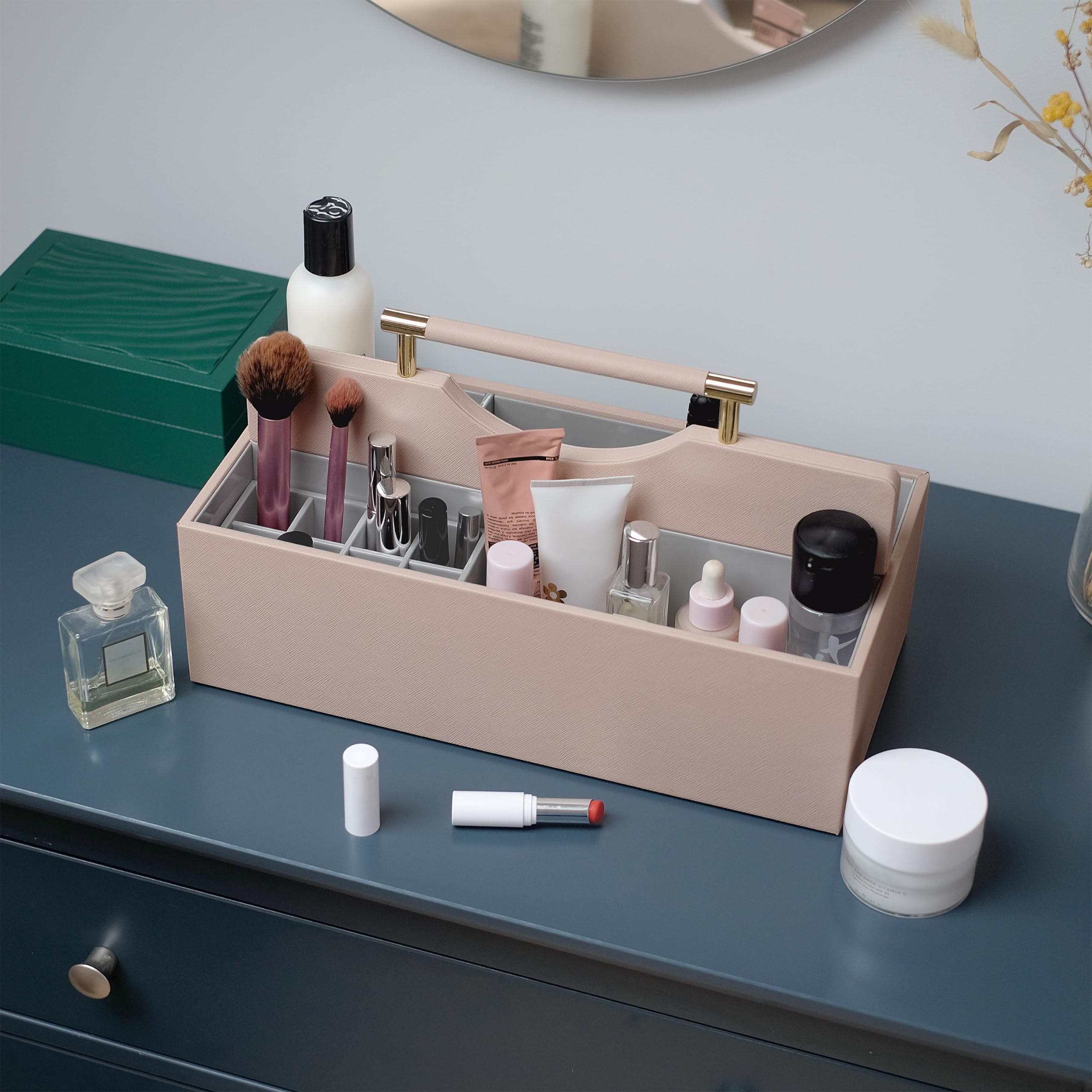 "Stackers Supersize Cosmetic Tool Box Blush Pink
