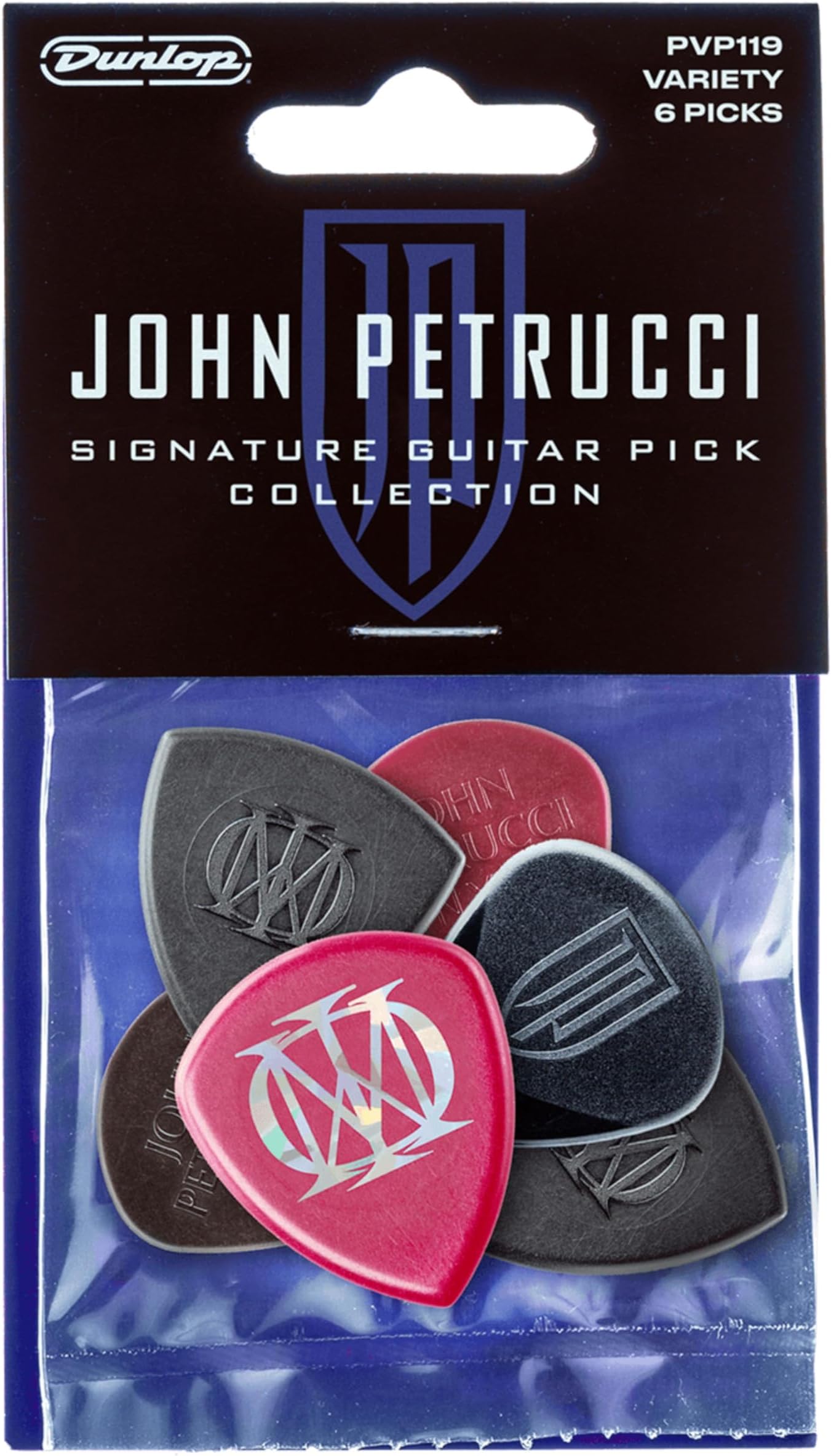 Jim Dunlop John Petrucci Signature Pick Variety Pack - 6 Pack