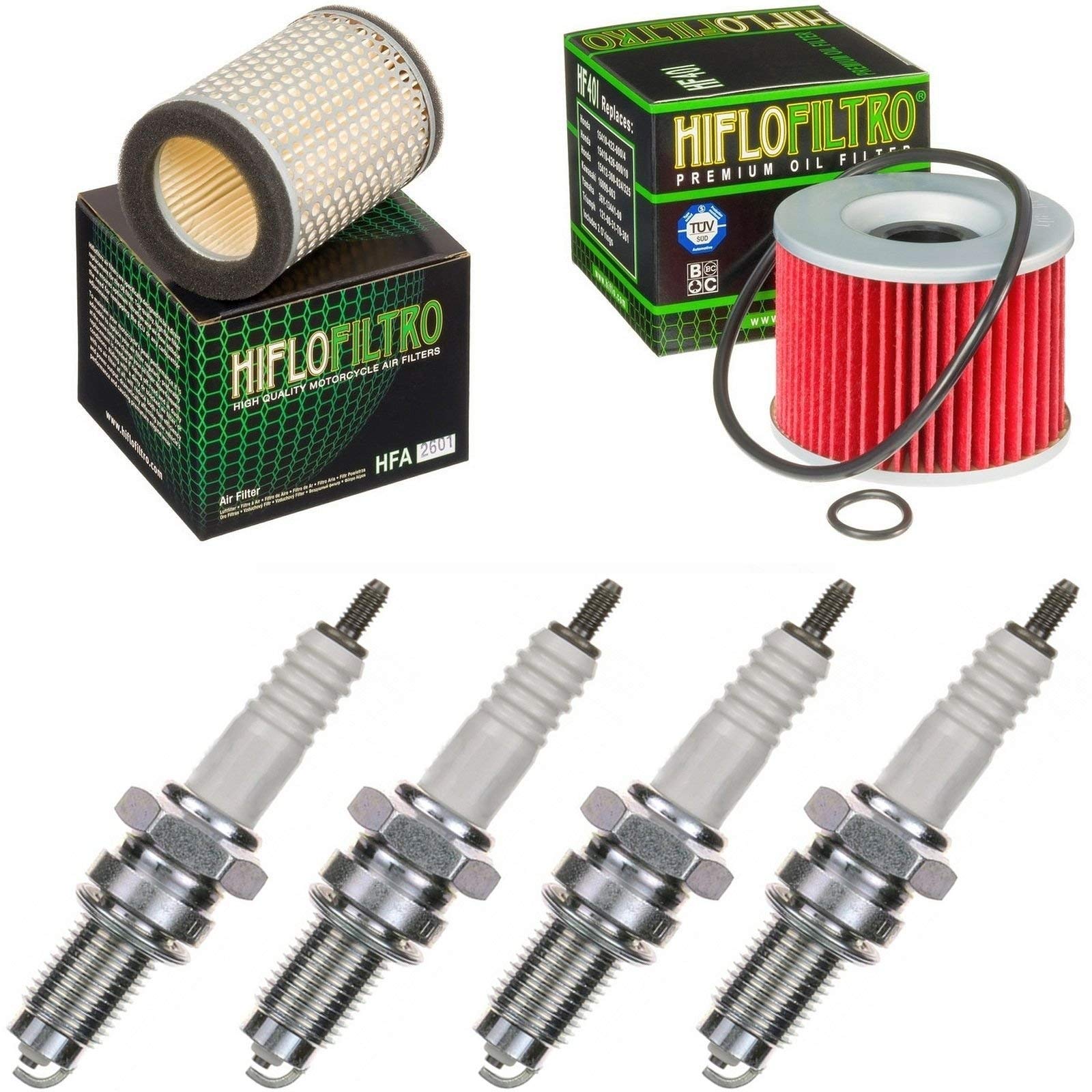 Filtro de aire Filtro de aceite Bujías Z 750 H Ltd 4 1980-1982 Kit de mantenimiento