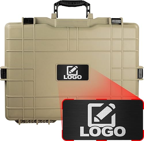 Funda protectora grande de 22 pulgadas, cámara, herramientas, equipo para laptop con logotipo personalizado, placa grabada, impermeable, con espuma Funda protectora grande de 22 pulgadas, cámara, herramientas, equipo para laptop con logotipo personalizado, placa grabada, impermeable, con espuma