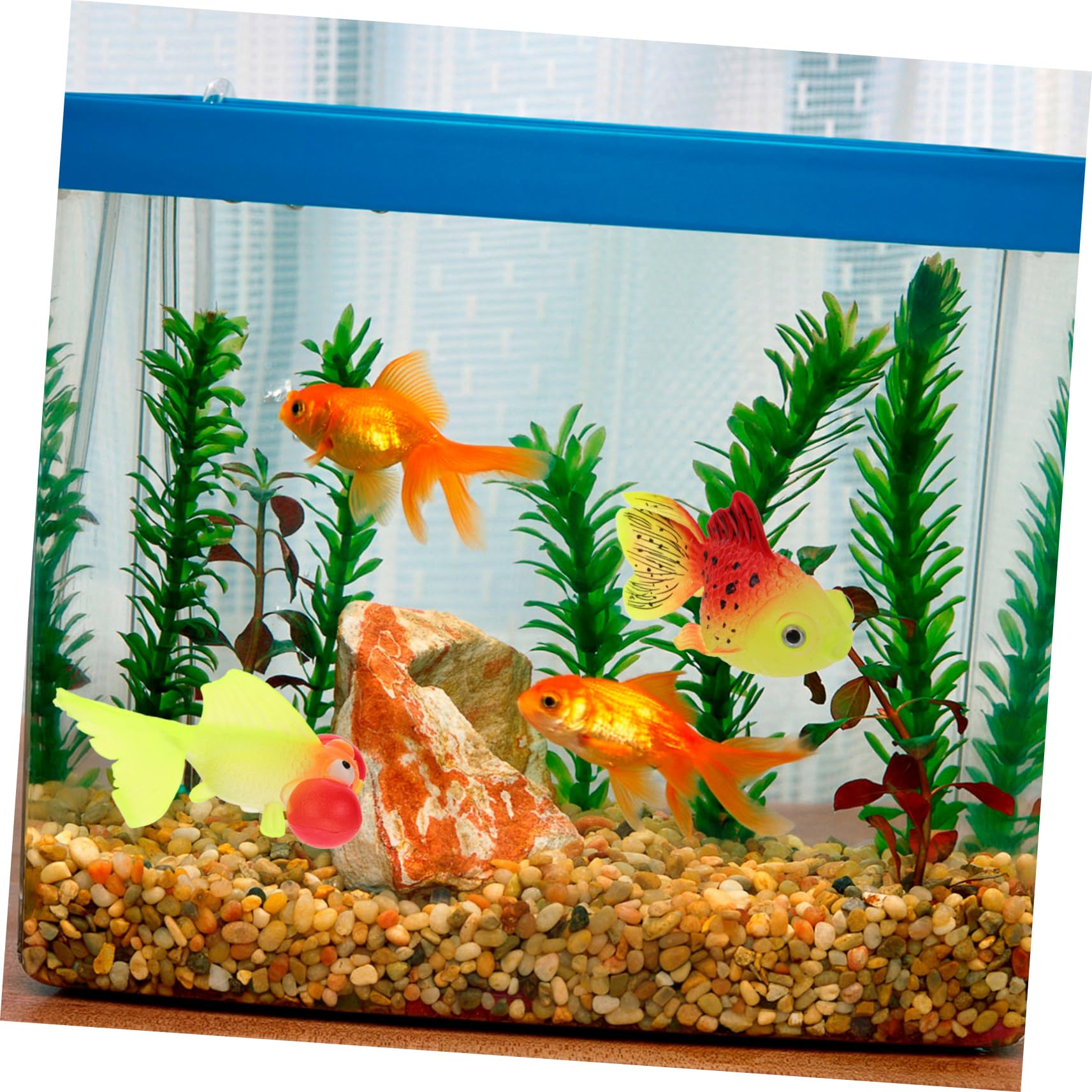 Amazon.co.jp: 4 個 人工金魚 浮いて動く金魚 シミュレーション魚