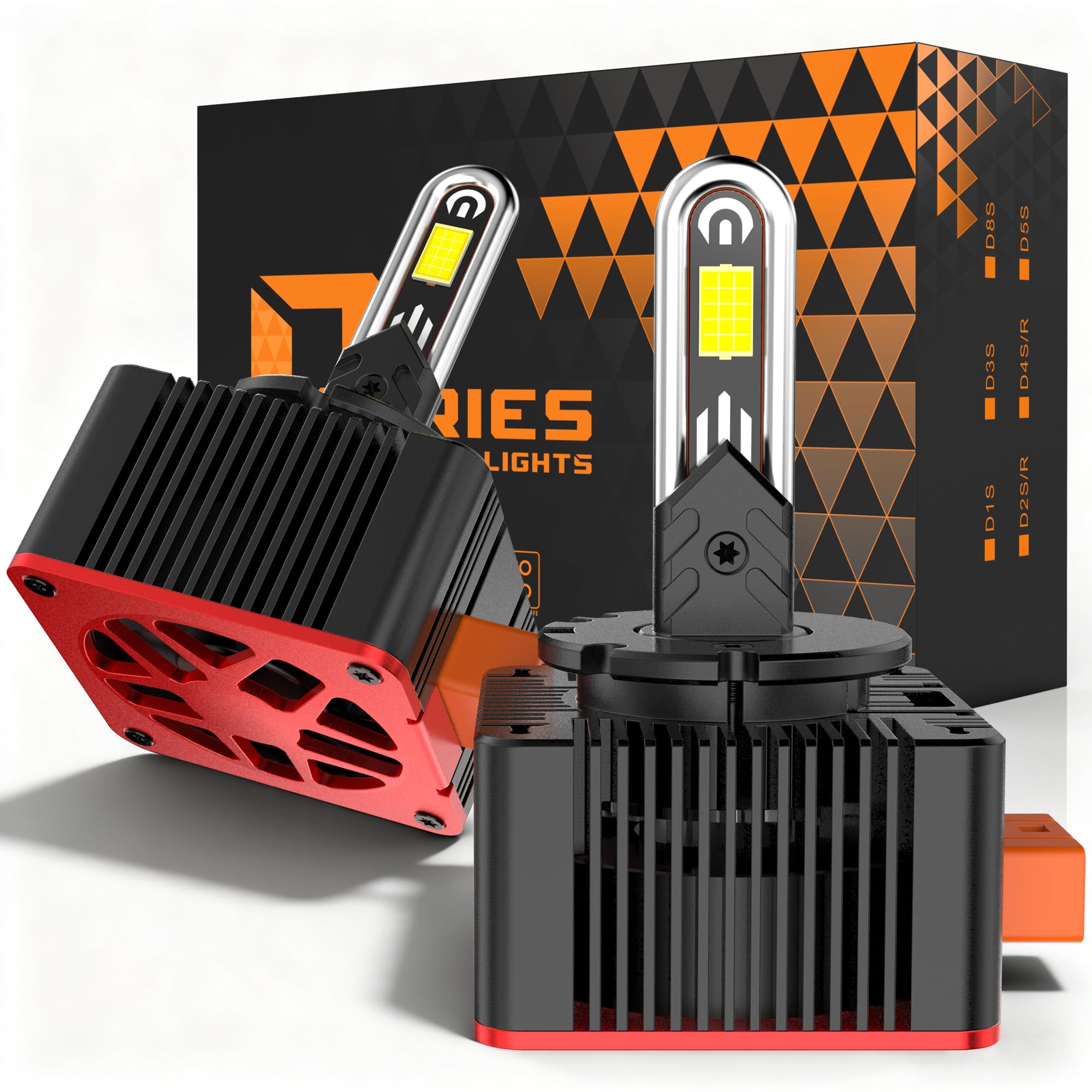 D3S D3C D3R LED Lampadine 38000LM 900% Luminosità Plug and Play Sostituire Kit OEM HID Abbagliante e Anabbagliante, 2 Lampade