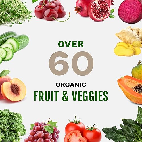 Miniatura 5 de Proteína deportiva vegana en polvo de vainilla  1.06 oz de proteína a base de plantas, VELOSITOL, BCAAs, verduras y frutas orgánicas, probióticos,