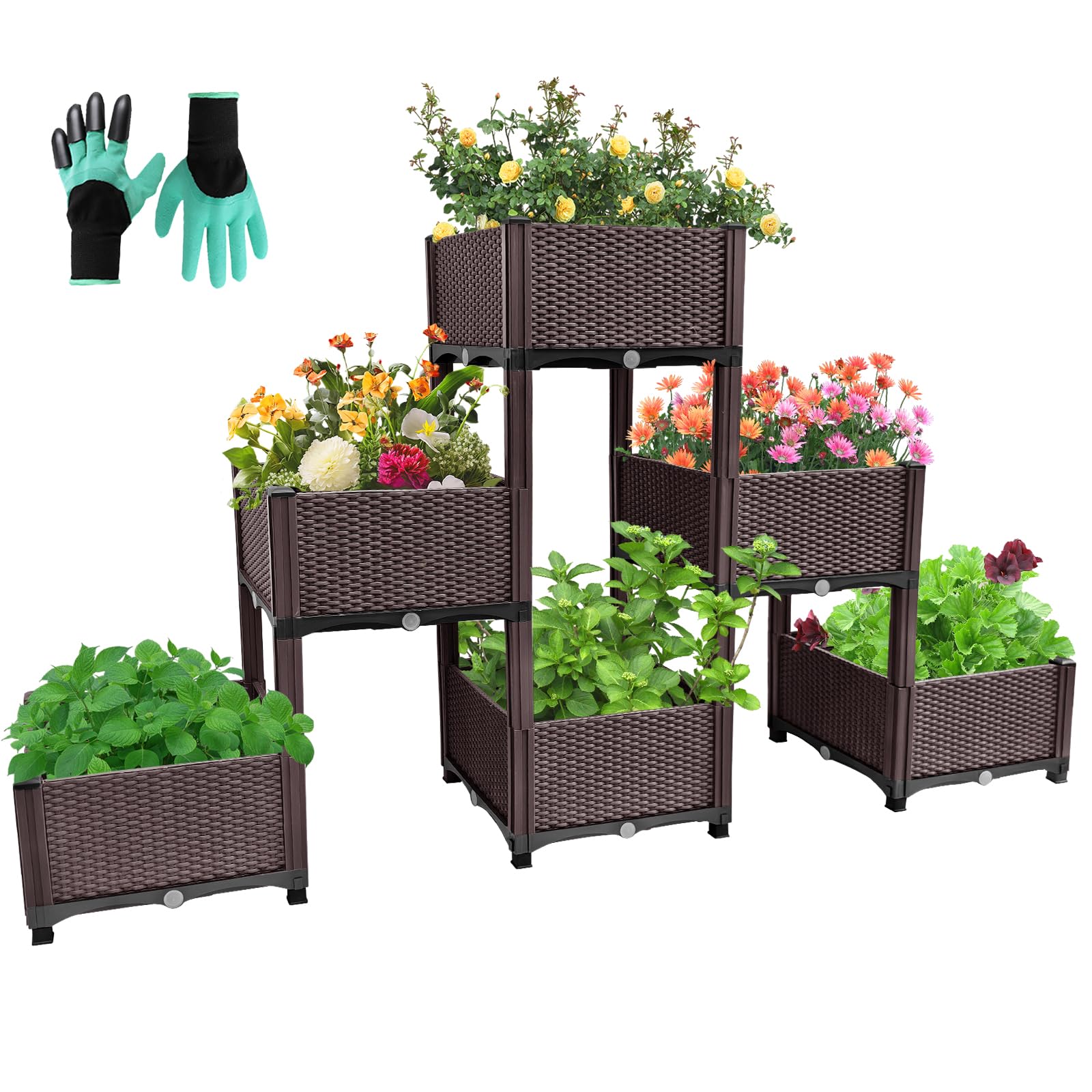 Emalie Raised Garden Beds Elevated Planter Box