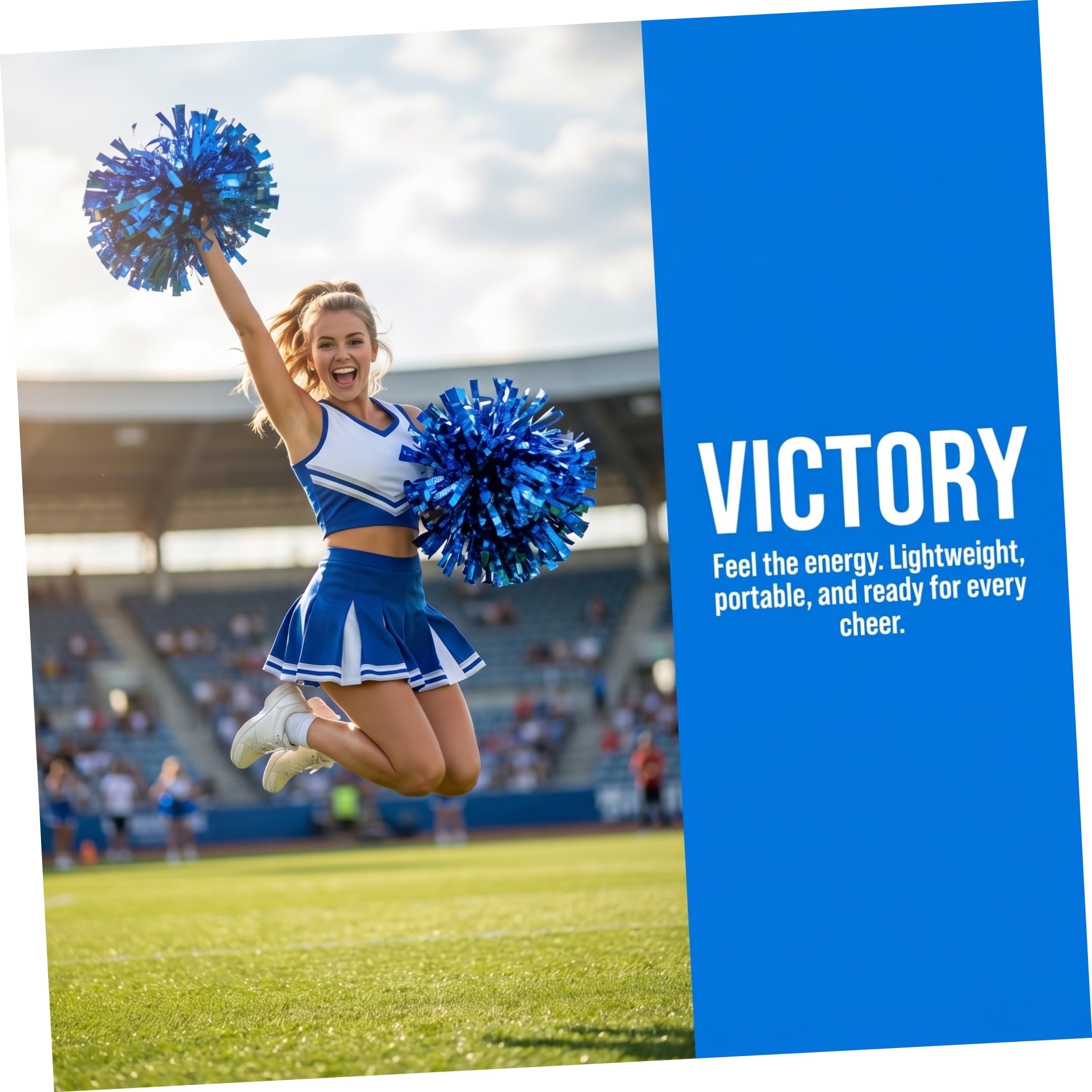 Kit Tifo Cheerleading 36 Pezzi in Plastica per Eventi Sportivi