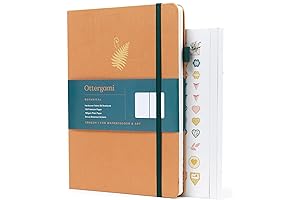 Ottergami B5 Blank Journal: Botanical Symphony of Blank Creativity