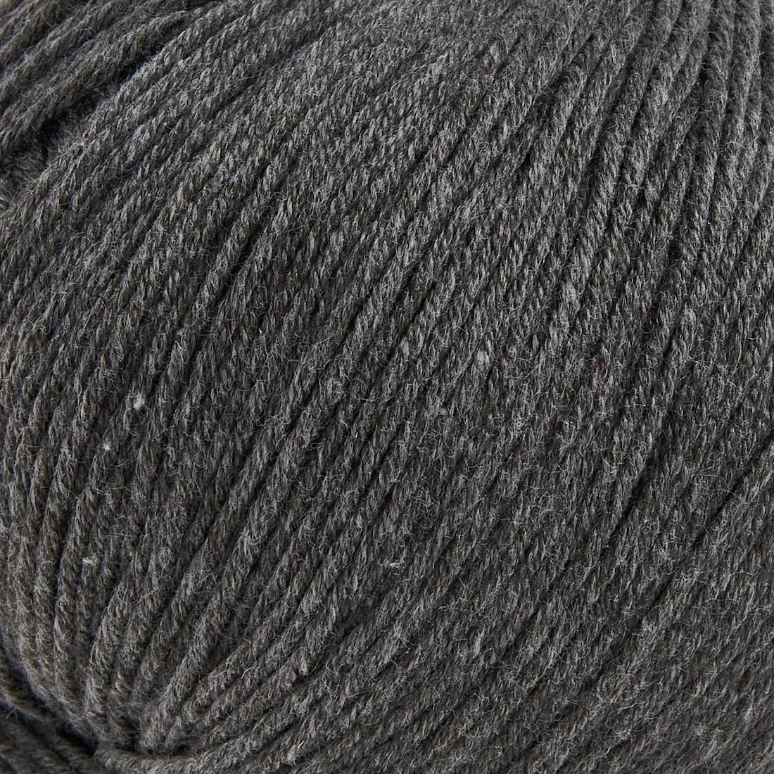 Utopia Crafts Amigurumi Cotton DK Yarn for Crochet and Knitting 50% Cotton, 50% Acrylic Blended, 3X 50g (Dark Grey) - Image 3