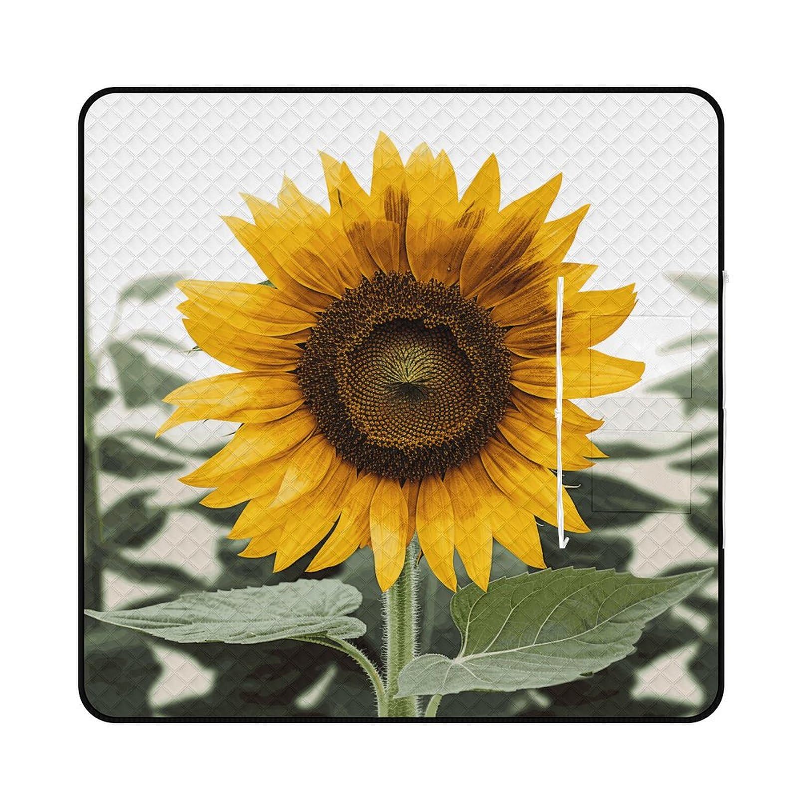 Couverture de plage imperméable finie l'humidité avec le motif zippé