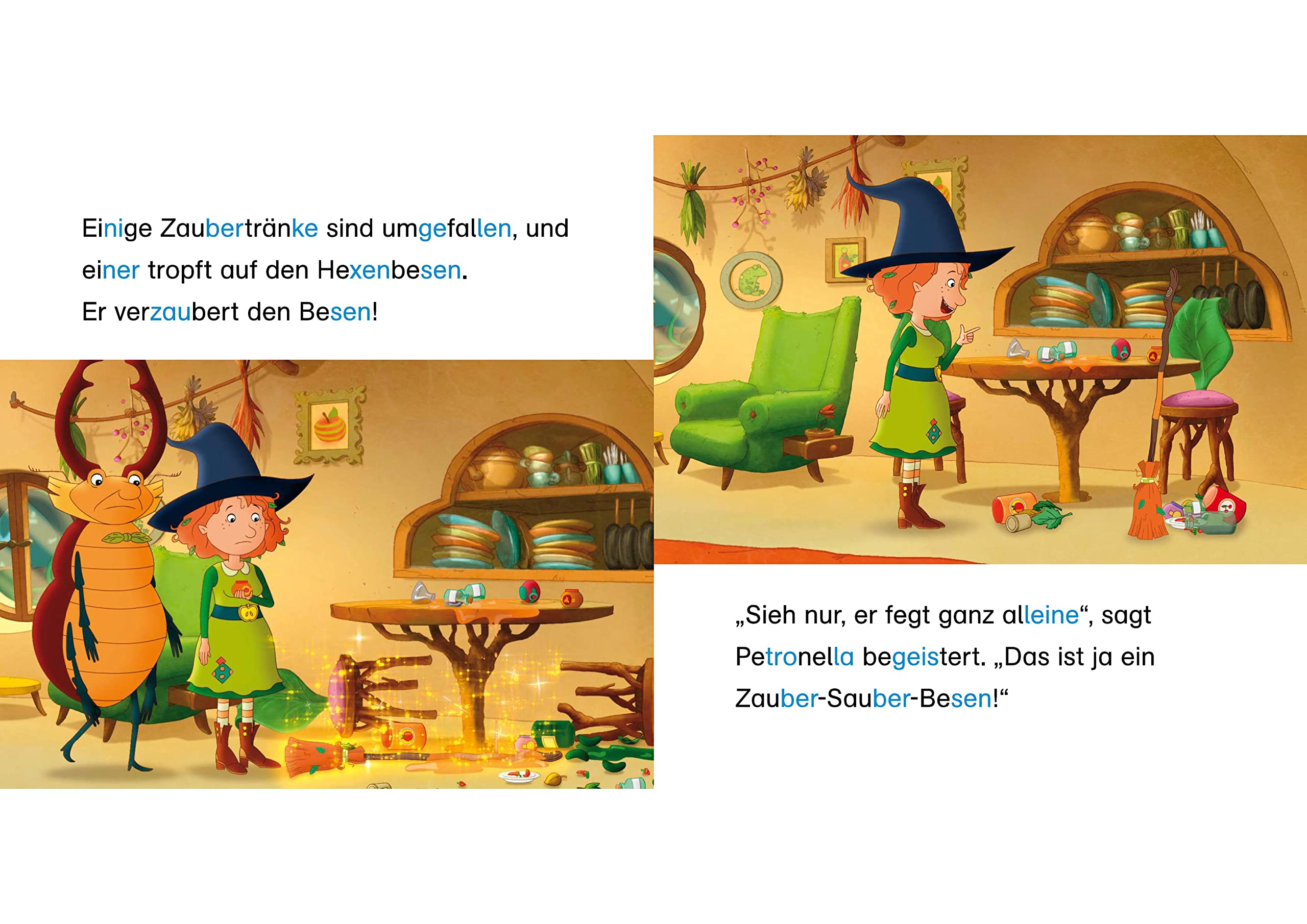 Erstes Lesen mit Petronella Apfelmus: Der Zauber-Sauber-Besen (Petronella Apfelmus - Buch zur TV-Serie)