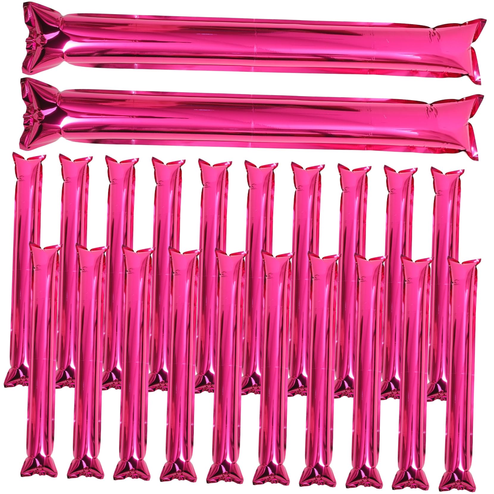 HOOTNEE 24pcs Inflatable Cheering Sticks for Sports Games and Concerts Eye Catching for Celebrations and Events Fun Party Accessories