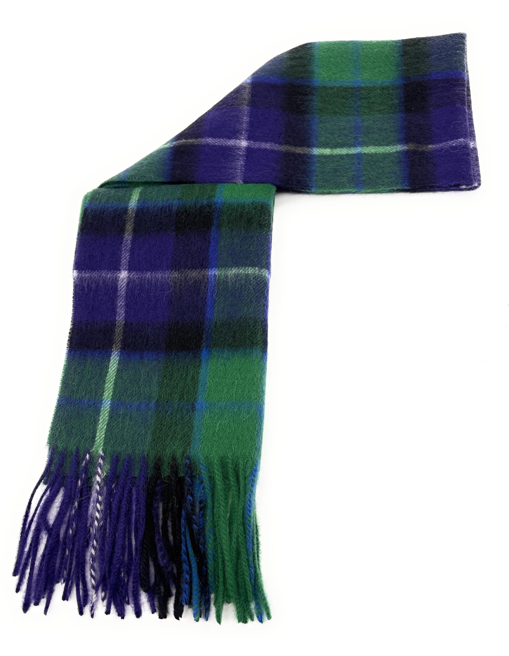 Scottish Essence Unisex Freedom Traditional Scottish Pure Lambswool Tartan Clan Scarf, Winter Accessory (Freedom)